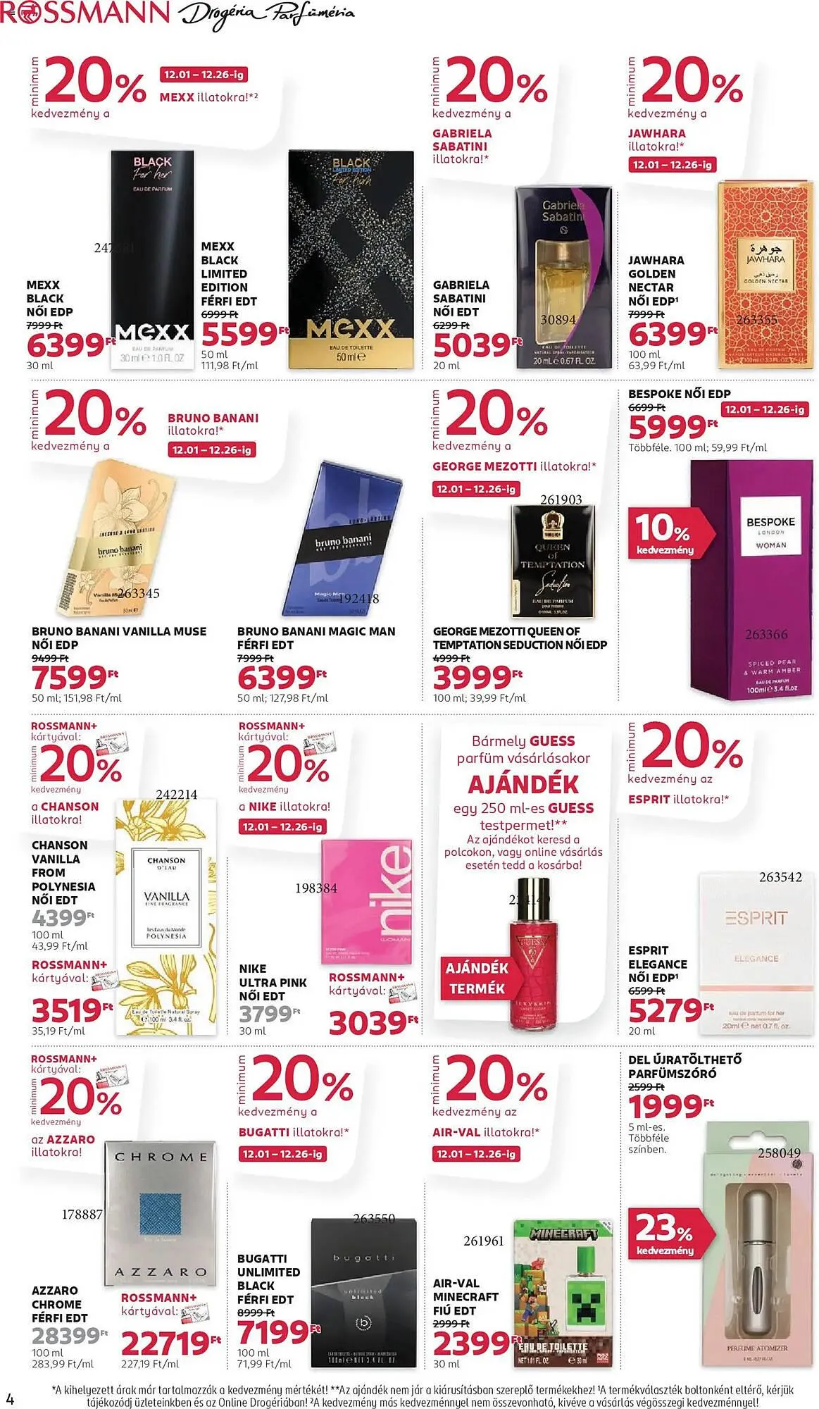 Katalógus Rossmann akciós újság december 1.-tól december 12.-ig 2025. - Oldal 4