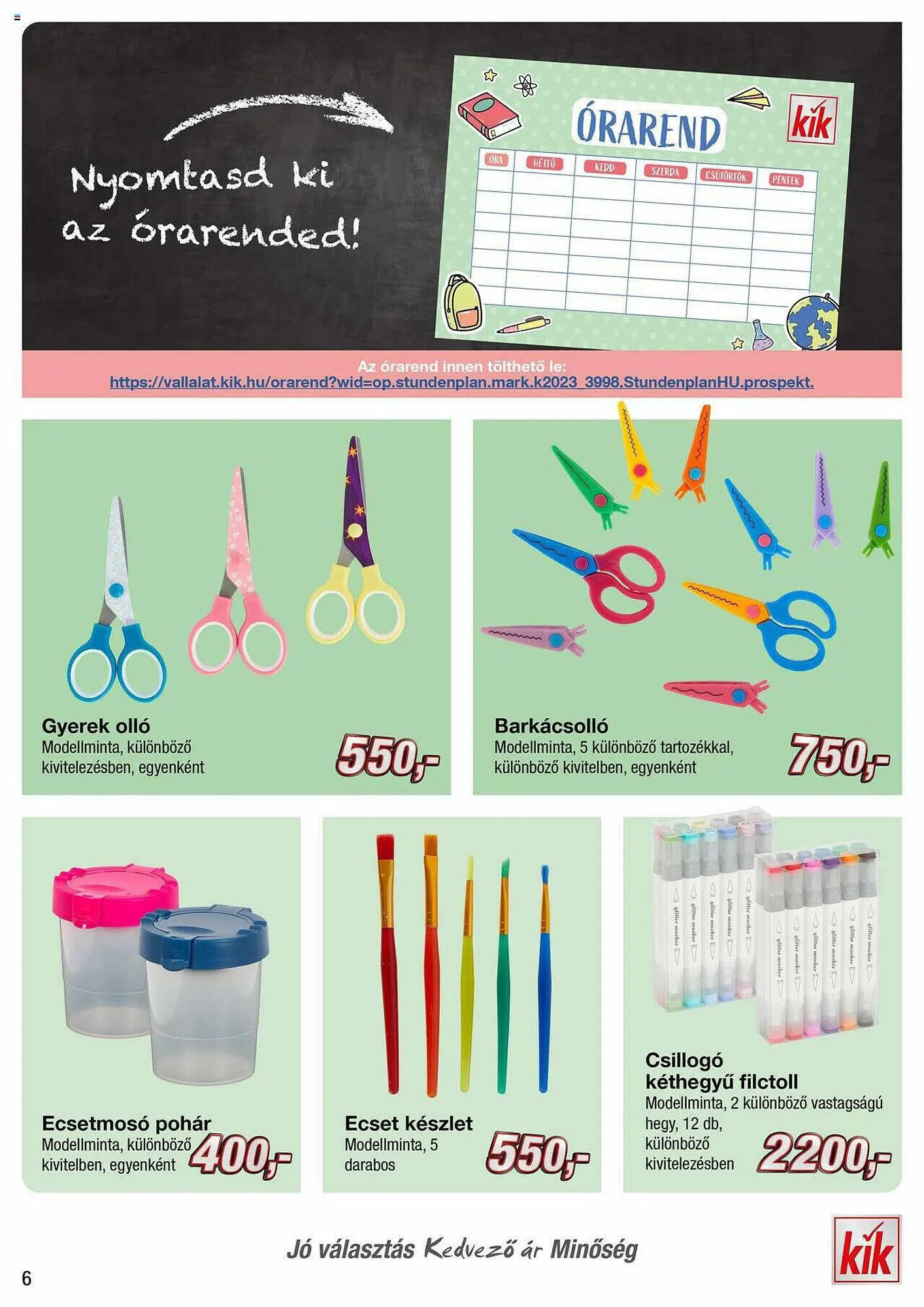 Katalógus Kik akciós újság augusztus 21.-tól szeptember 4.-ig 2023. - Oldal 6