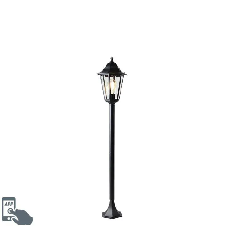 Okos álló kültéri lámpa, fekete 120 cm WiFi ST64 - New Orleans