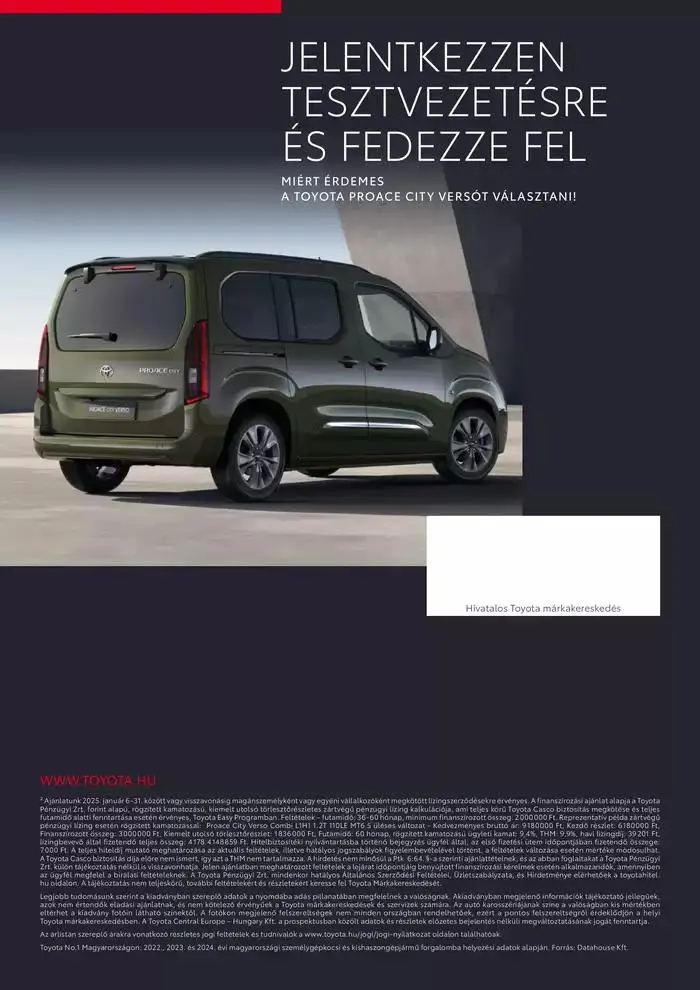 Katalógus Toyota Proace City Verso ICE január 11.-tól január 11.-ig 2026. - Oldal 15