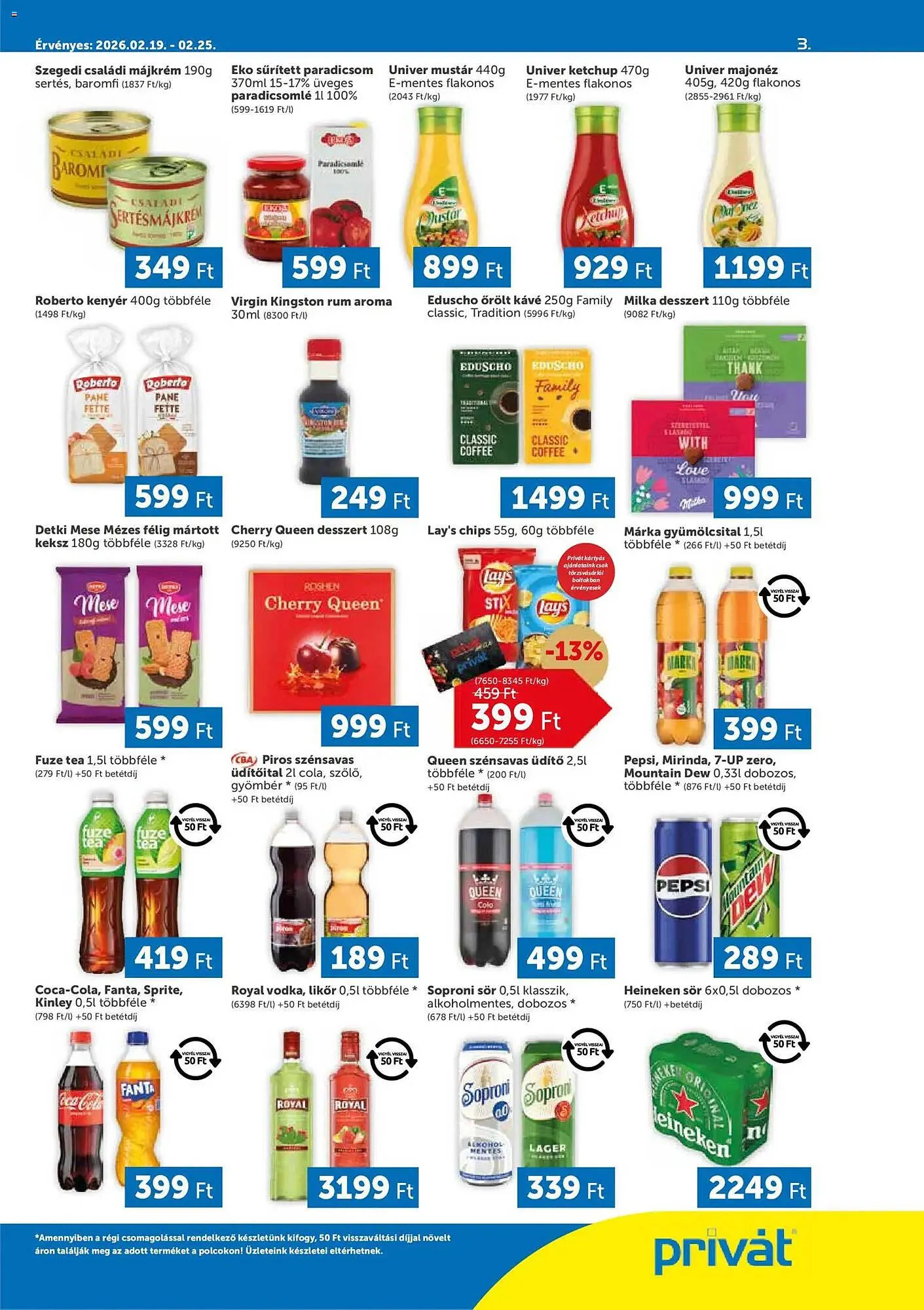 Katalógus PRIVÁT akciós újság február 19.-tól február 25.-ig 2026. - Oldal 3