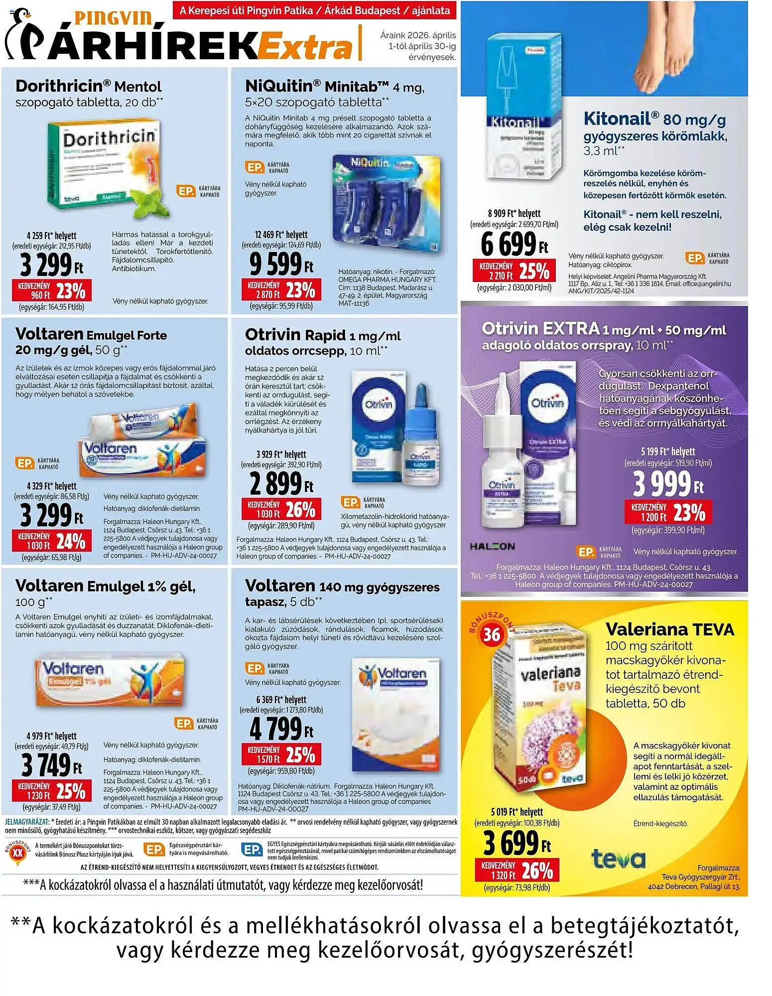 Katalógus Pingvin Patika akciós újság április 1.-tól április 30.-ig 2026. - Oldal 11