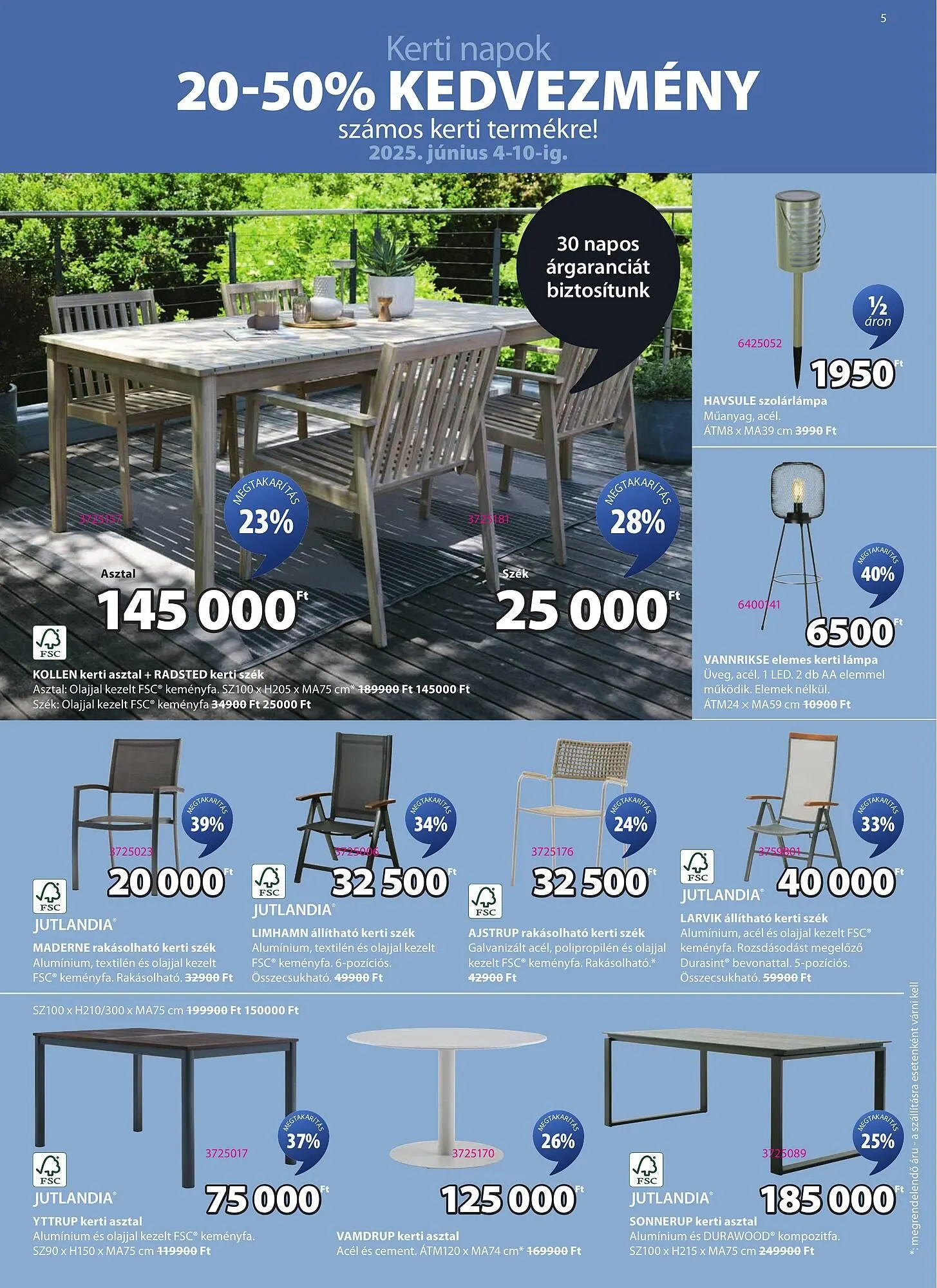 Katalógus JYSK akciós újság június 4.-tól június 22.-ig 2025. - Oldal 5
