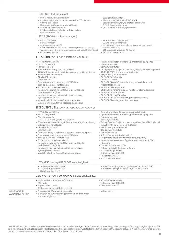 Katalógus Toyota Corolla TS január 25.-tól január 25.-ig 2026. - Oldal 11