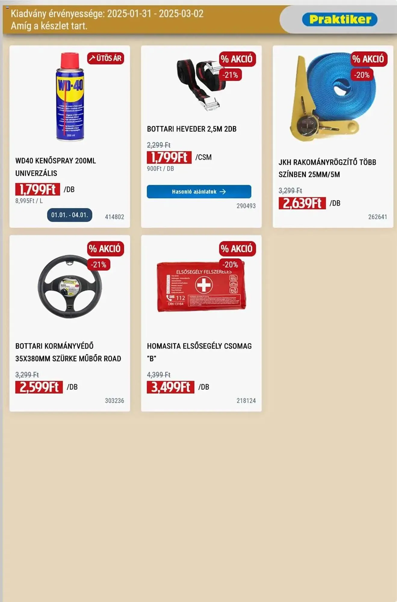 Katalógus Praktiker akciós újság január 31.-tól március 2.-ig 2025. - Oldal 38