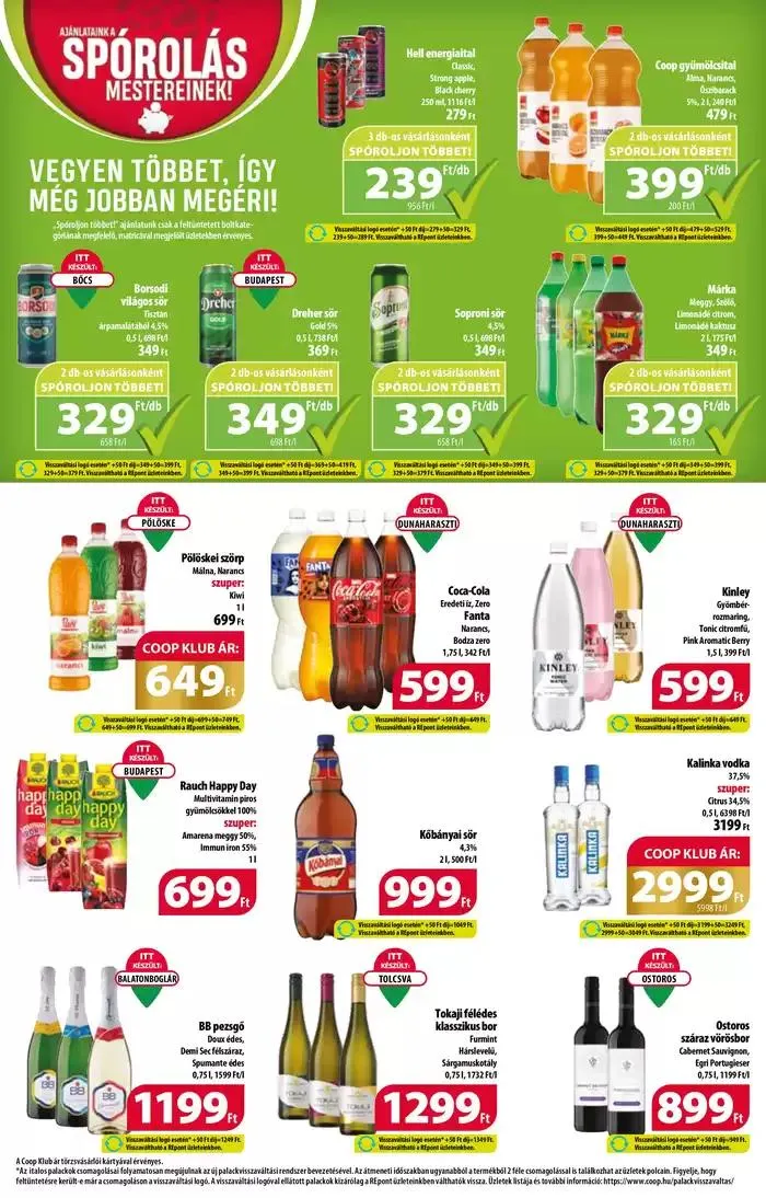 Katalógus Coop országos szórólap november 1. hét - Abc-Szuper október 31.-tól november 6.-ig 2024. - Oldal 6