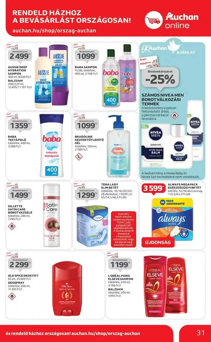 Katalógus Catalog Auchan január 6.-tól január 15.-ig 2025. - Oldal 31