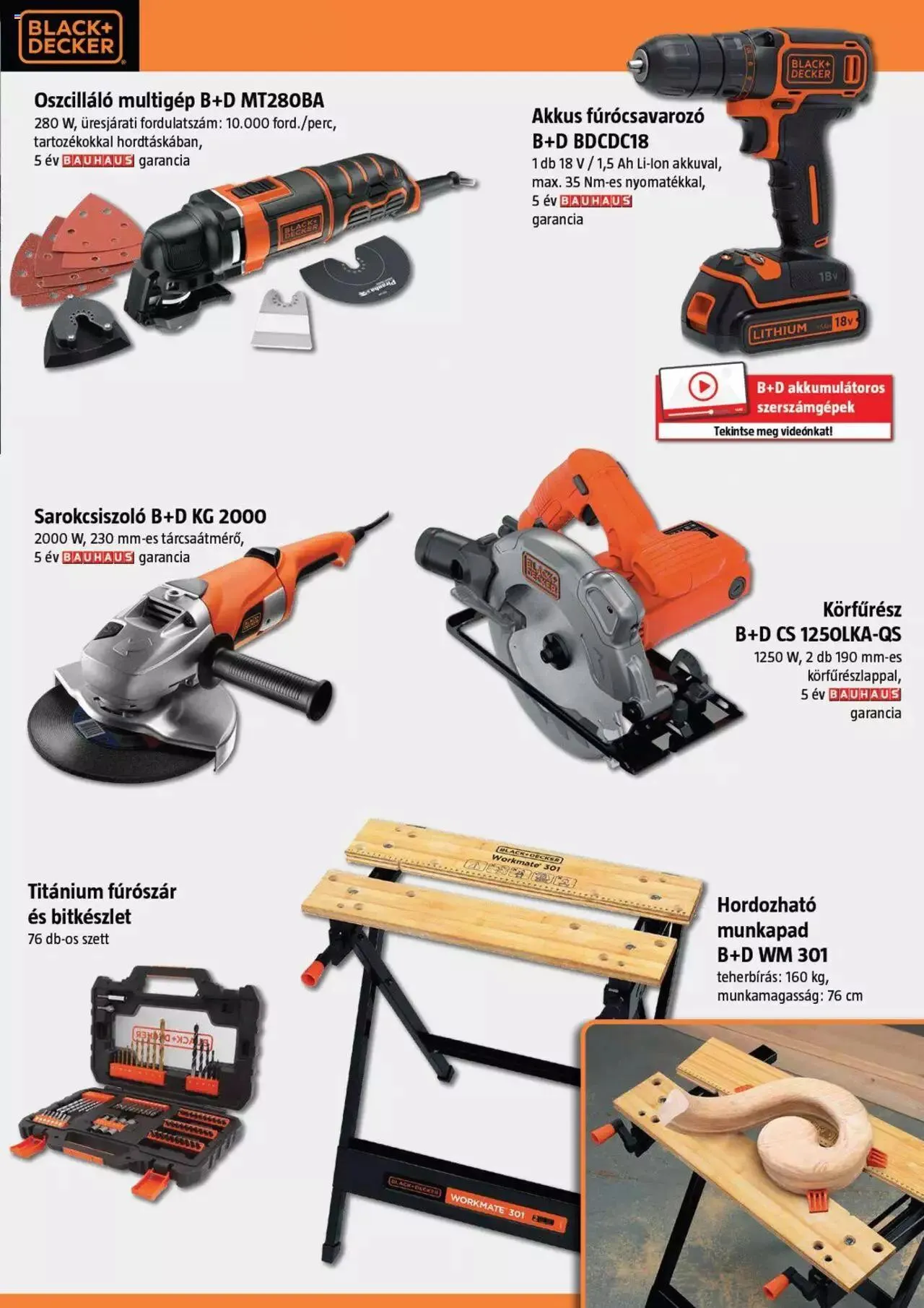 Katalógus Bauhaus - Szerszámgépek, műhelyberendezések december 1.-tól december 31.-ig 2023. - Oldal 7
