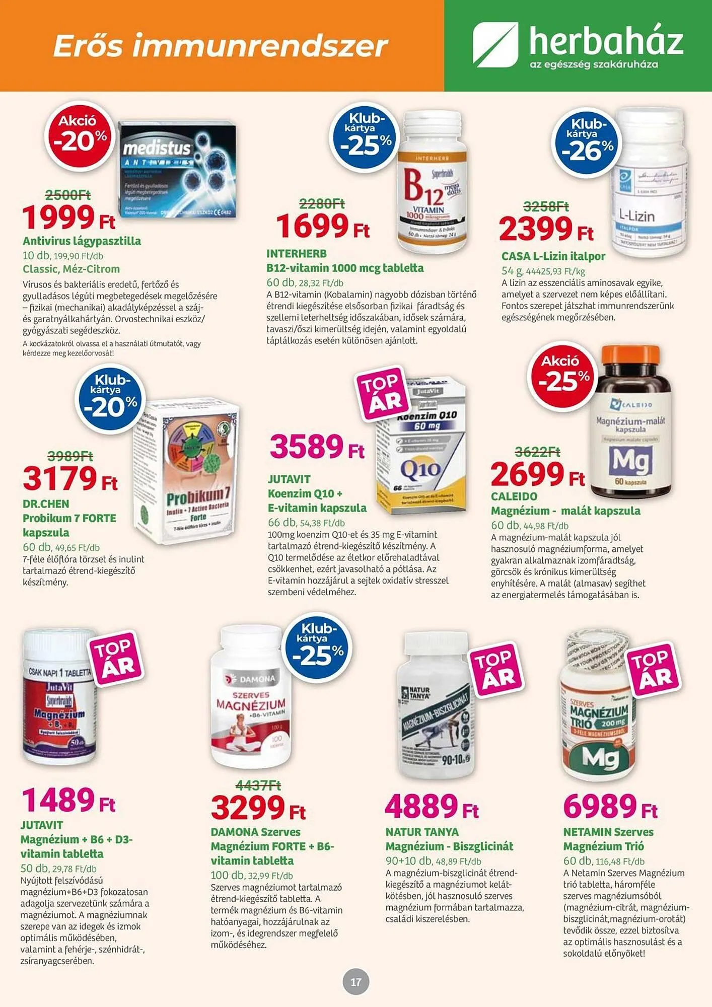Katalógus Herbaház akciós újság július 7.-tól augusztus 3.-ig 2025. - Oldal 17
