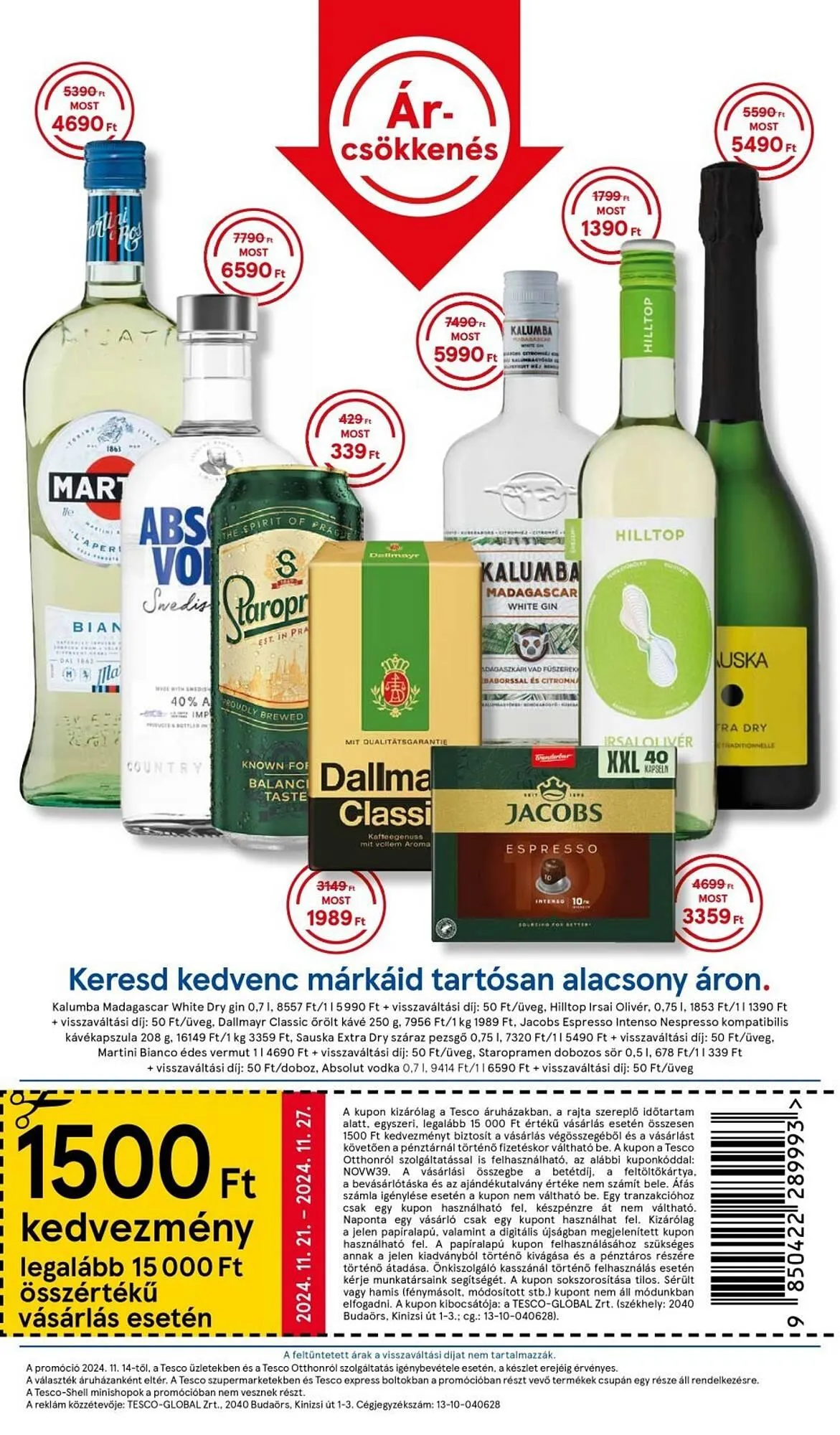 Katalógus Tesco akciós újság november 21.-tól november 27.-ig 2024. - Oldal 5