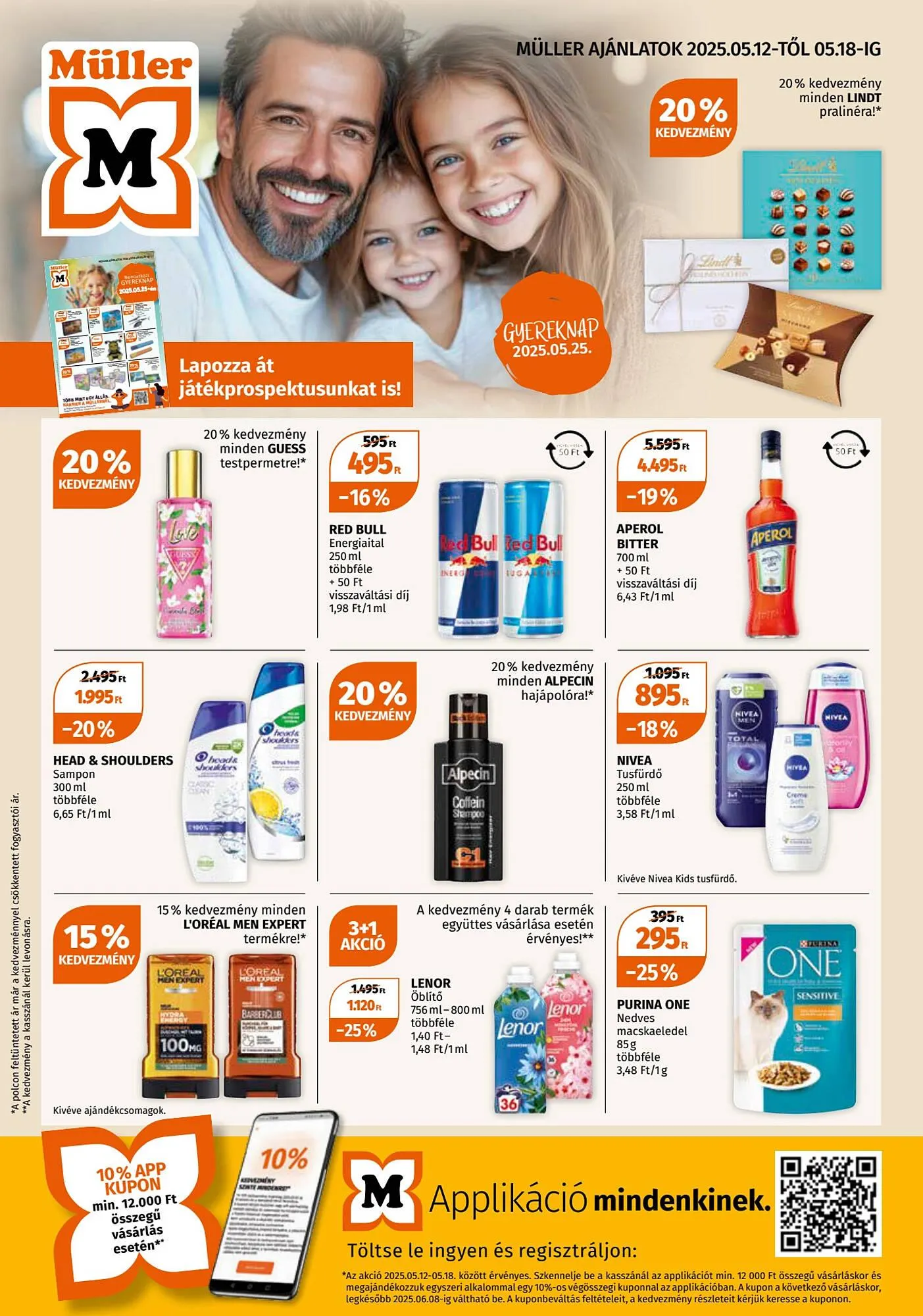 Katalógus Müller akciós újság május 12.-tól május 18.-ig 2025. - Oldal 1