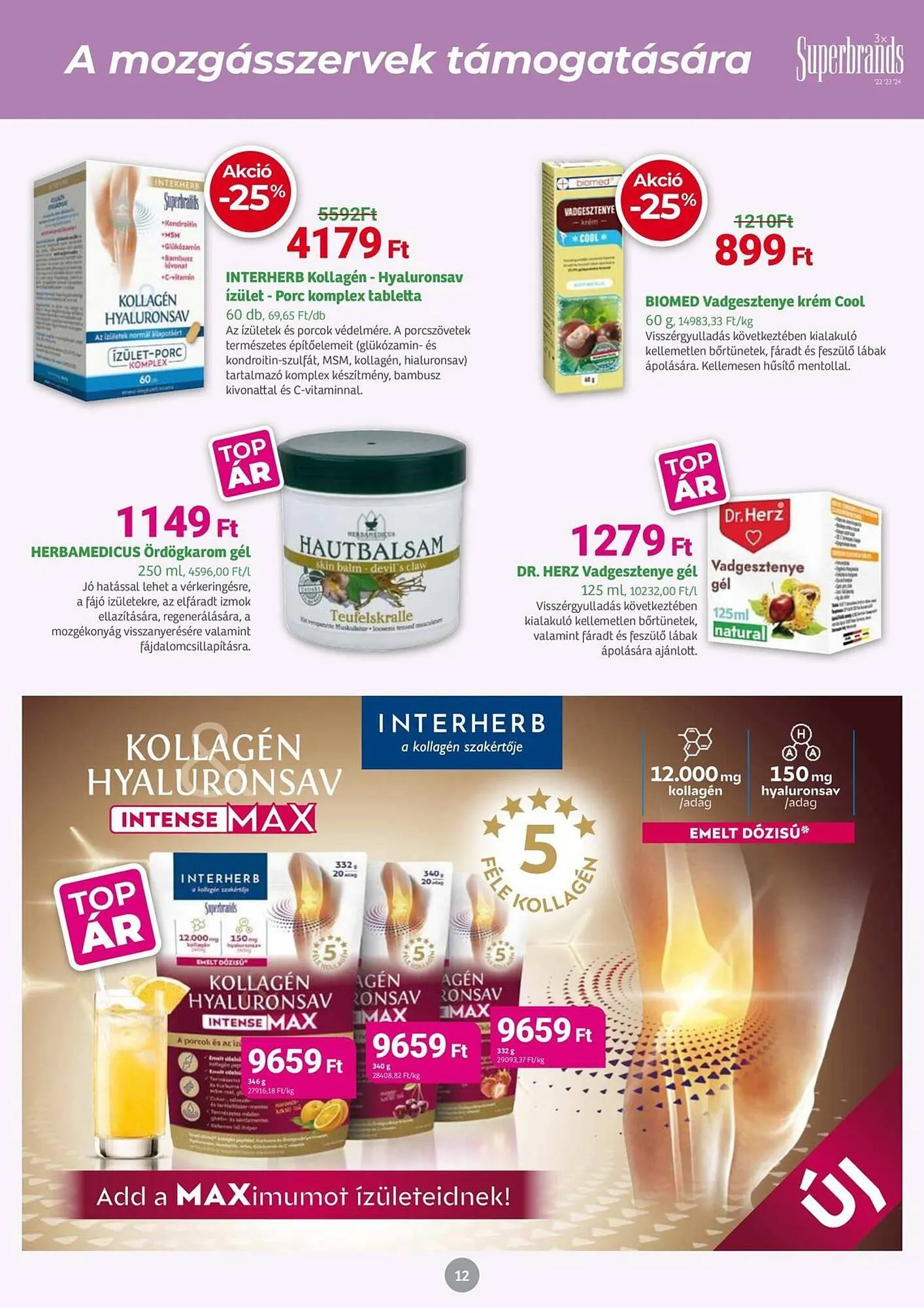 Katalógus Herbaház akciós újság július 7.-tól augusztus 3.-ig 2025. - Oldal 12
