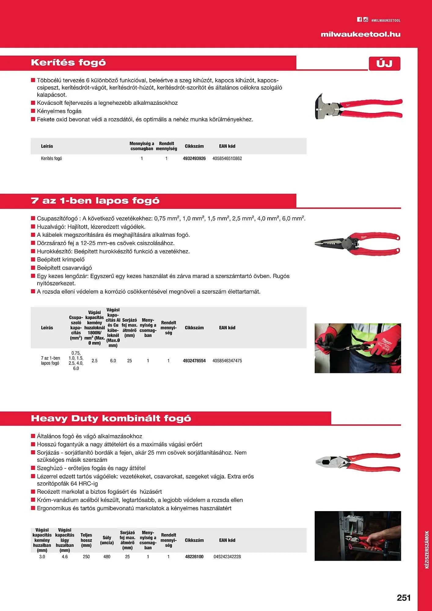 Katalógus Milwaukeetool akciós újság augusztus 14.-tól december 31.-ig 2024. - Oldal 251