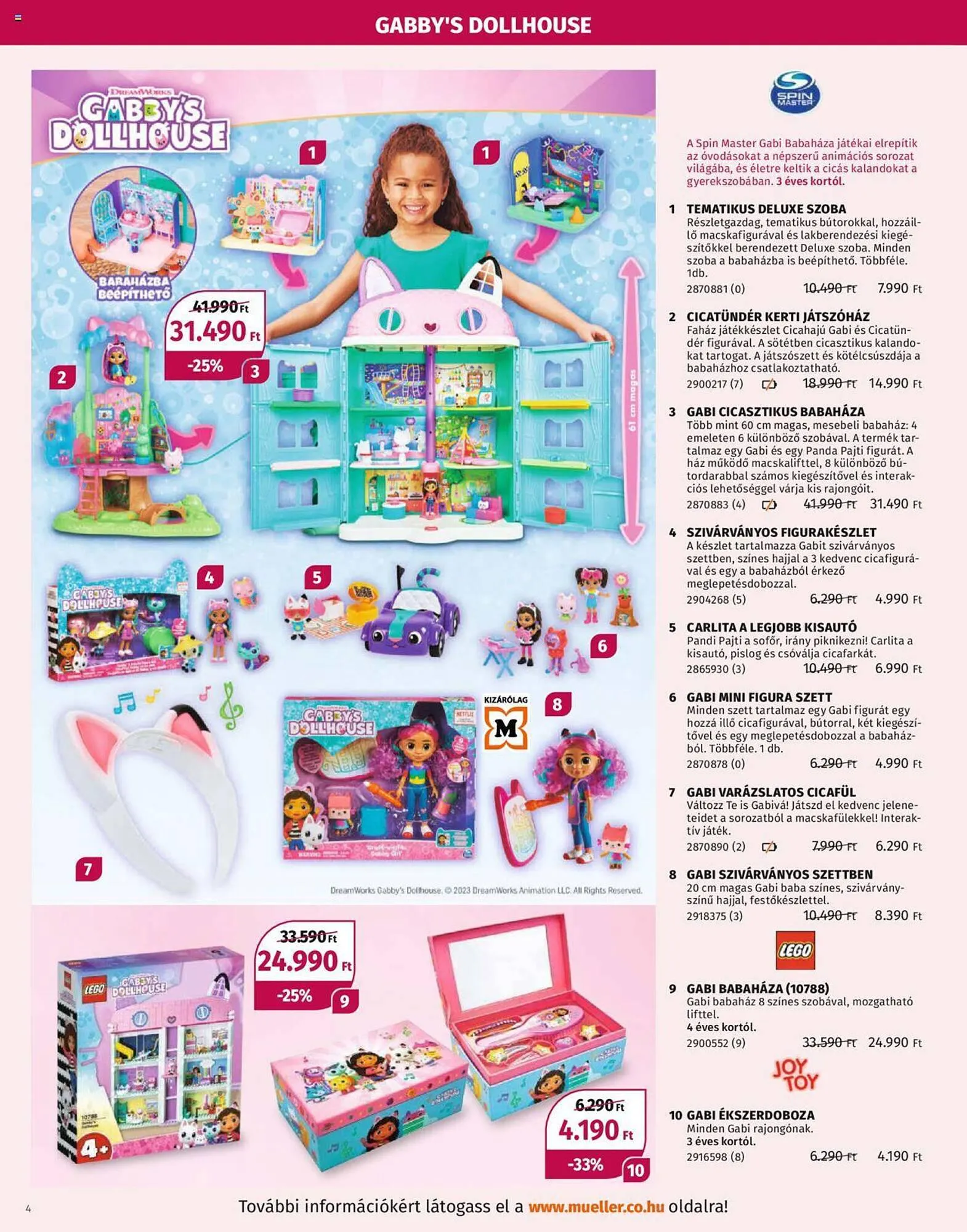 Katalógus Müller akciós újság október 30.-tól december 31.-ig 2023. - Oldal 4
