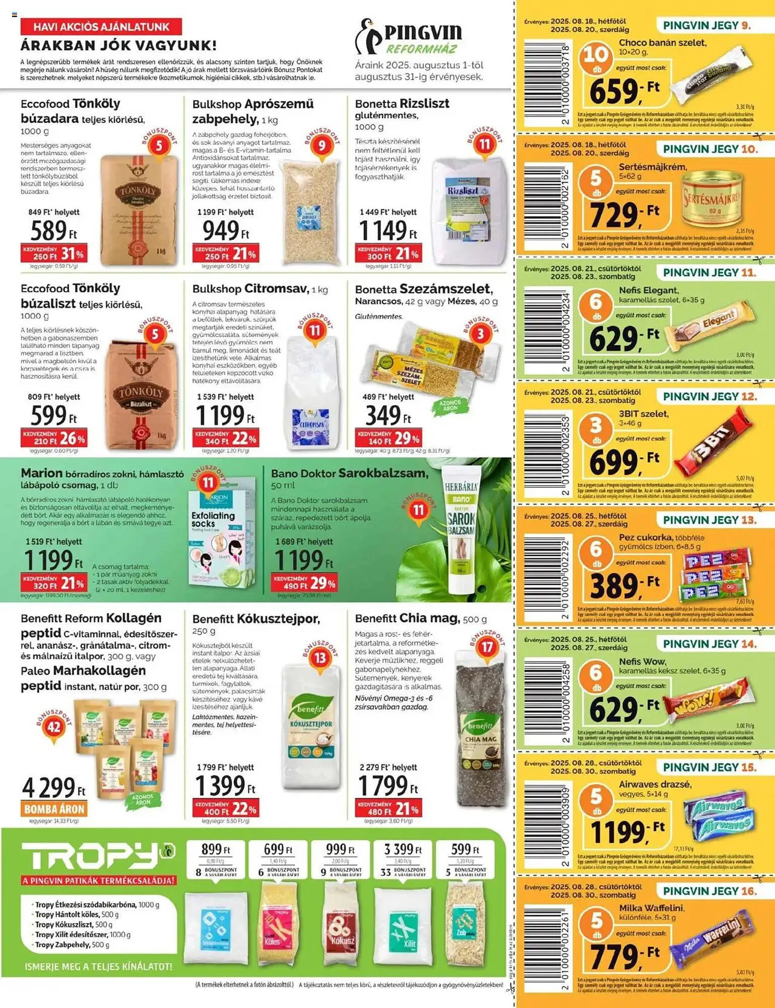 Katalógus Pingvin Patika akciós újság augusztus 1.-tól augusztus 31.-ig 2025. - Oldal 3