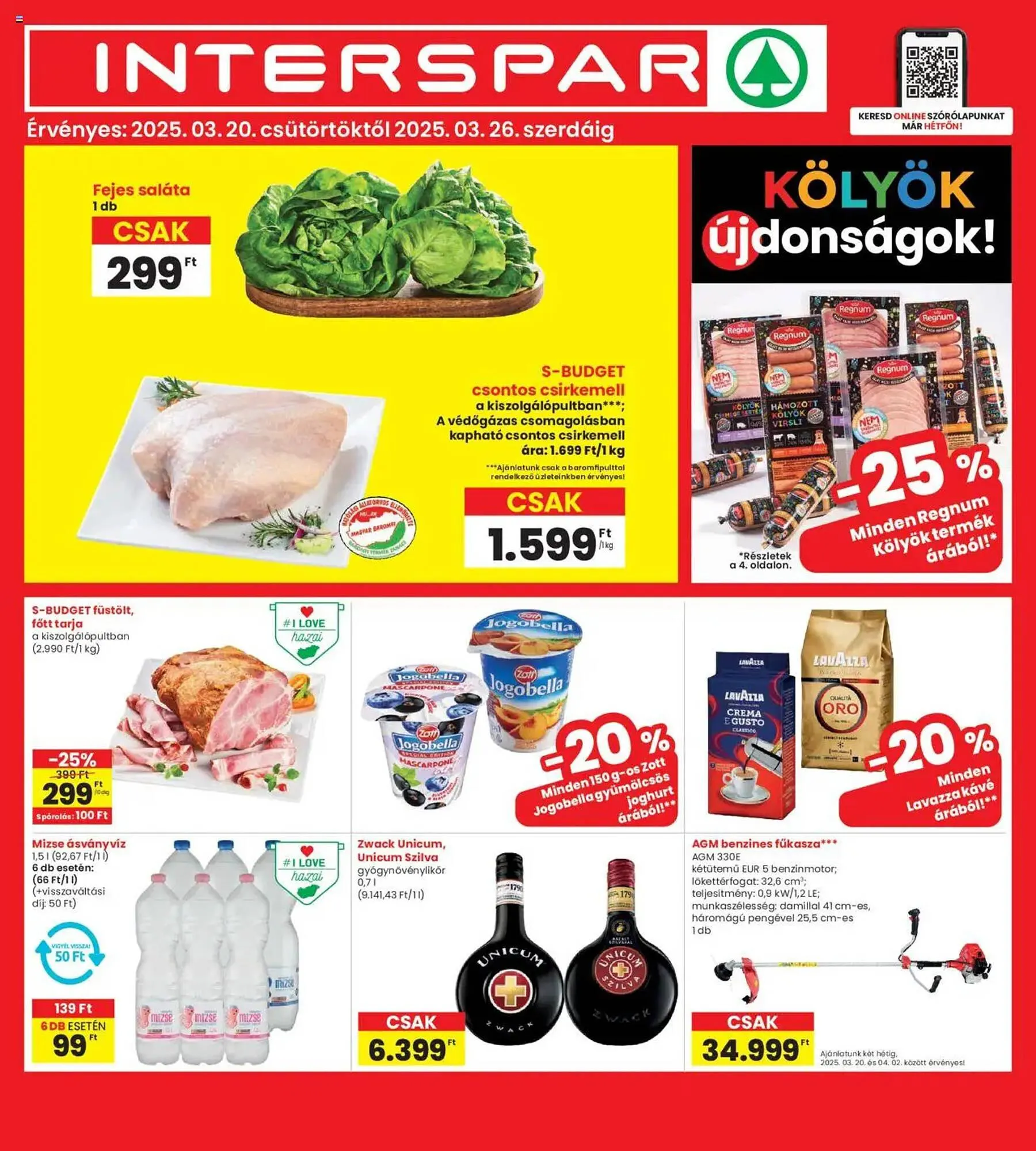 Katalógus Interspar akciós újság március 20.-tól március 26.-ig 2025. - Oldal 1