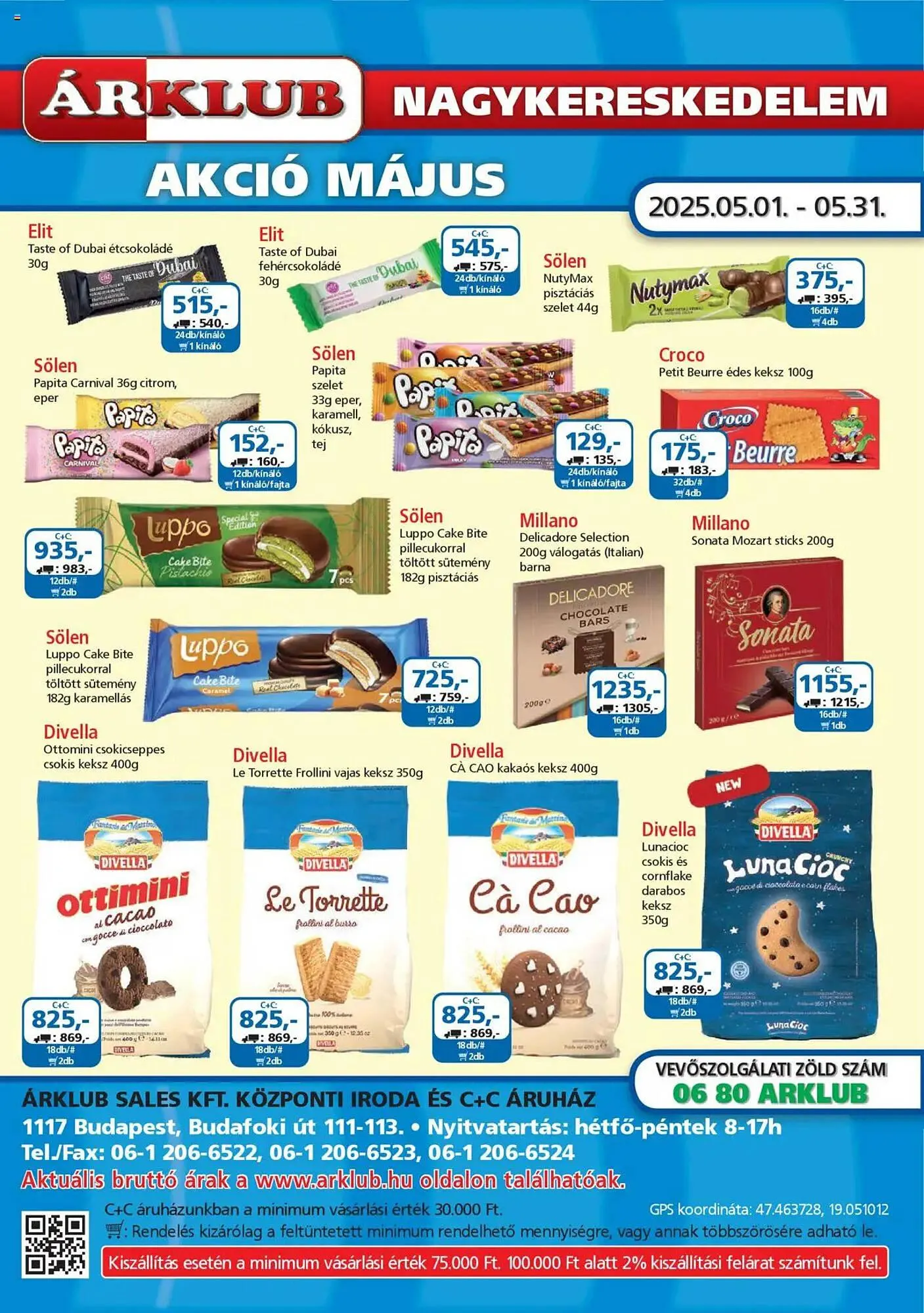 Katalógus ÁRKLUB akciós újság május 1.-tól május 31.-ig 2025. - Oldal 1
