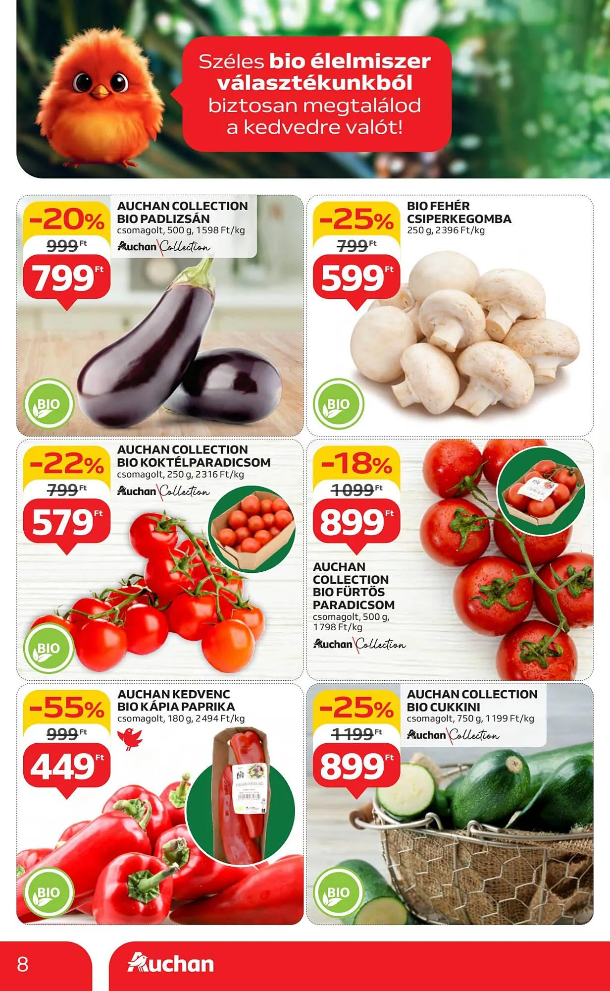 Katalógus Auchan akciós újság július 31.-tól augusztus 6.-ig 2025. - Oldal 8
