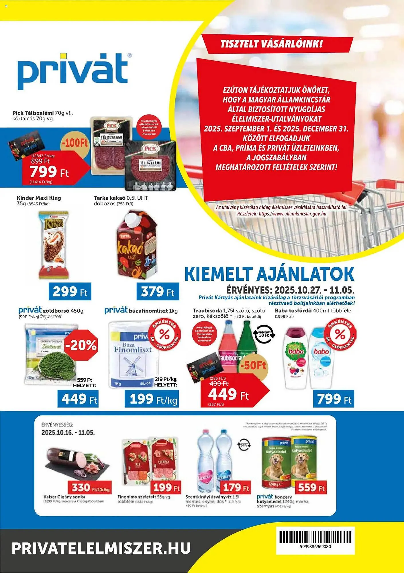 PRIVÁT akciós újság - 1