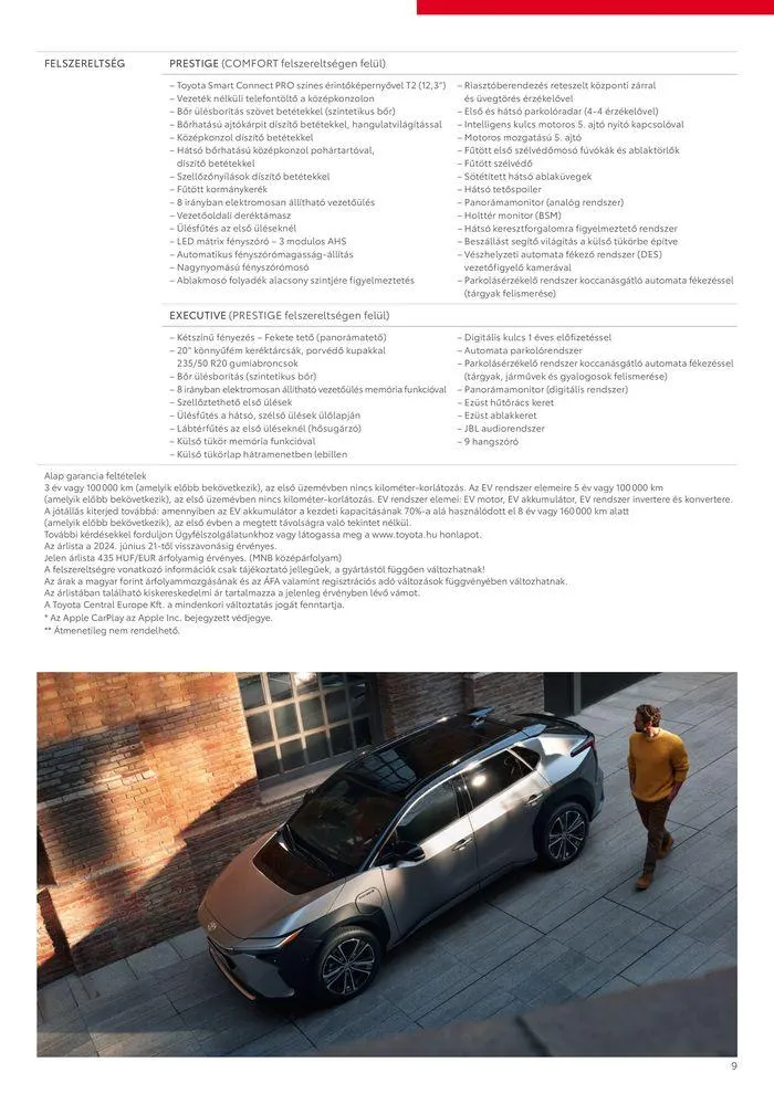 Katalógus Toyota bZ4X 11kw augusztus 29.-tól augusztus 29.-ig 2025. - Oldal 9