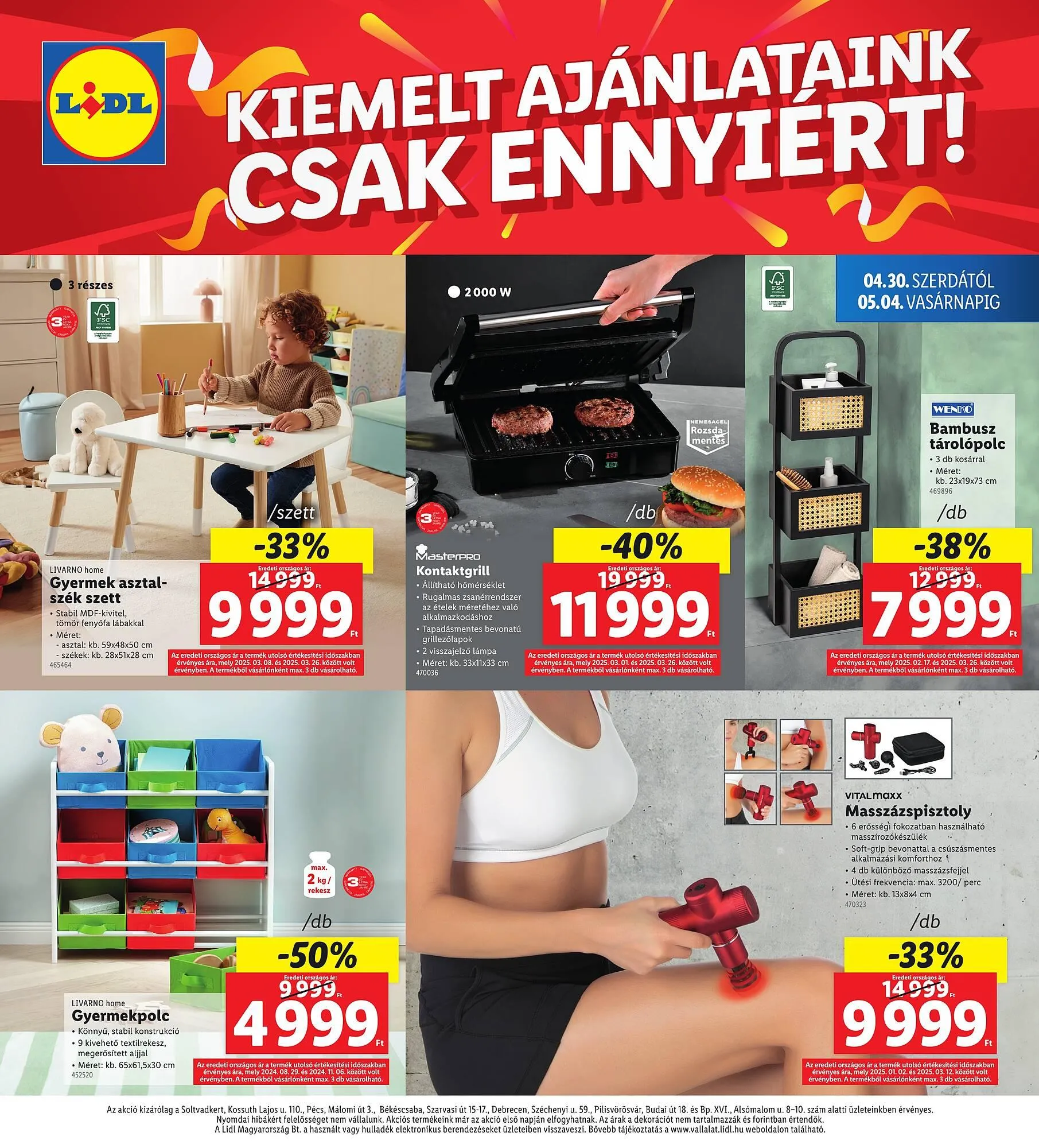 Katalógus Lidl akciós újság április 30.-tól május 4.-ig 2025. - Oldal 4