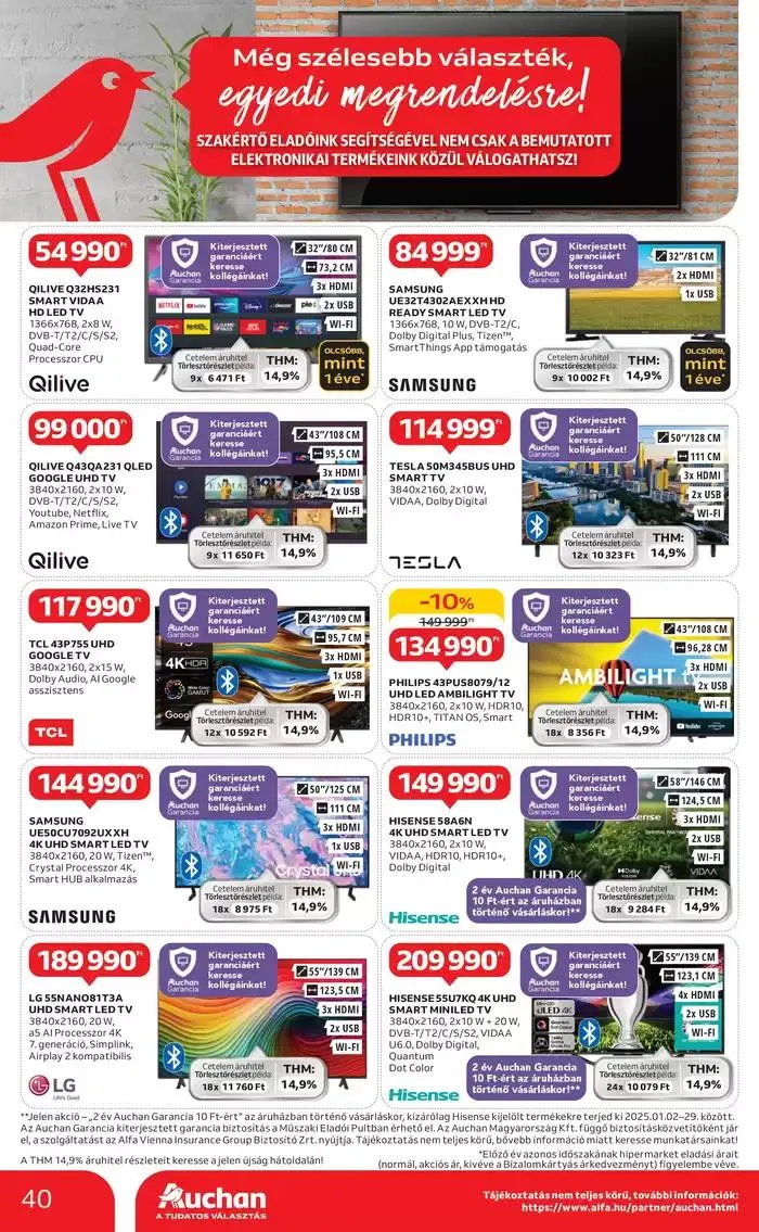 Katalógus Catalog Auchan január 6.-tól január 15.-ig 2025. - Oldal 40