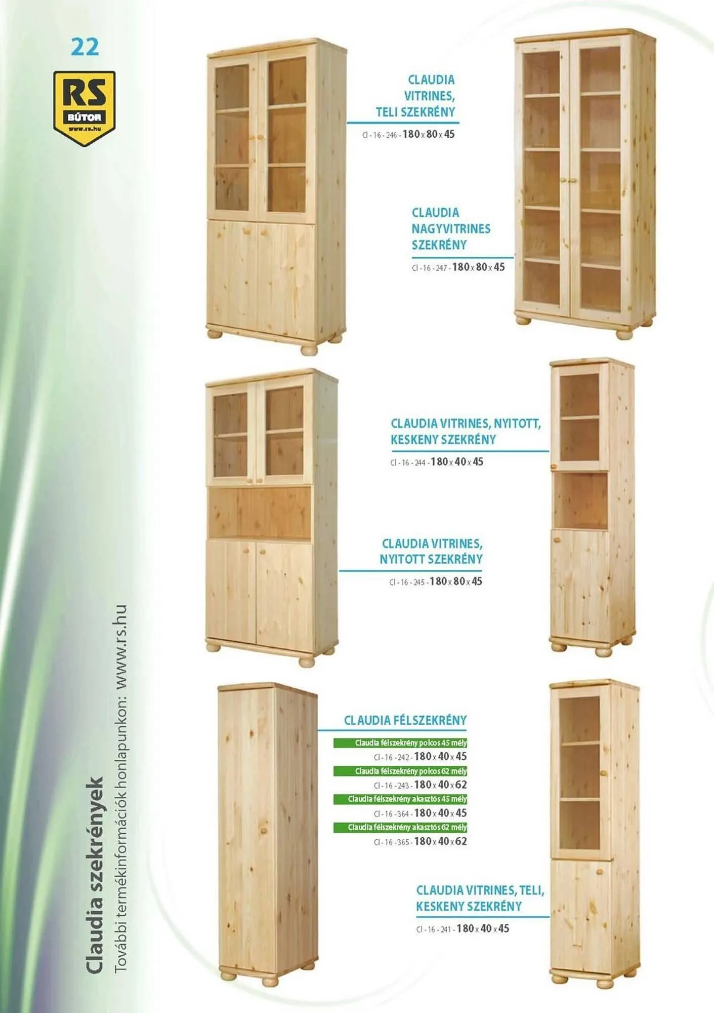 Katalógus RS Bútor katalógus szeptember 11.-tól március 23.-ig 2026. - Oldal 22