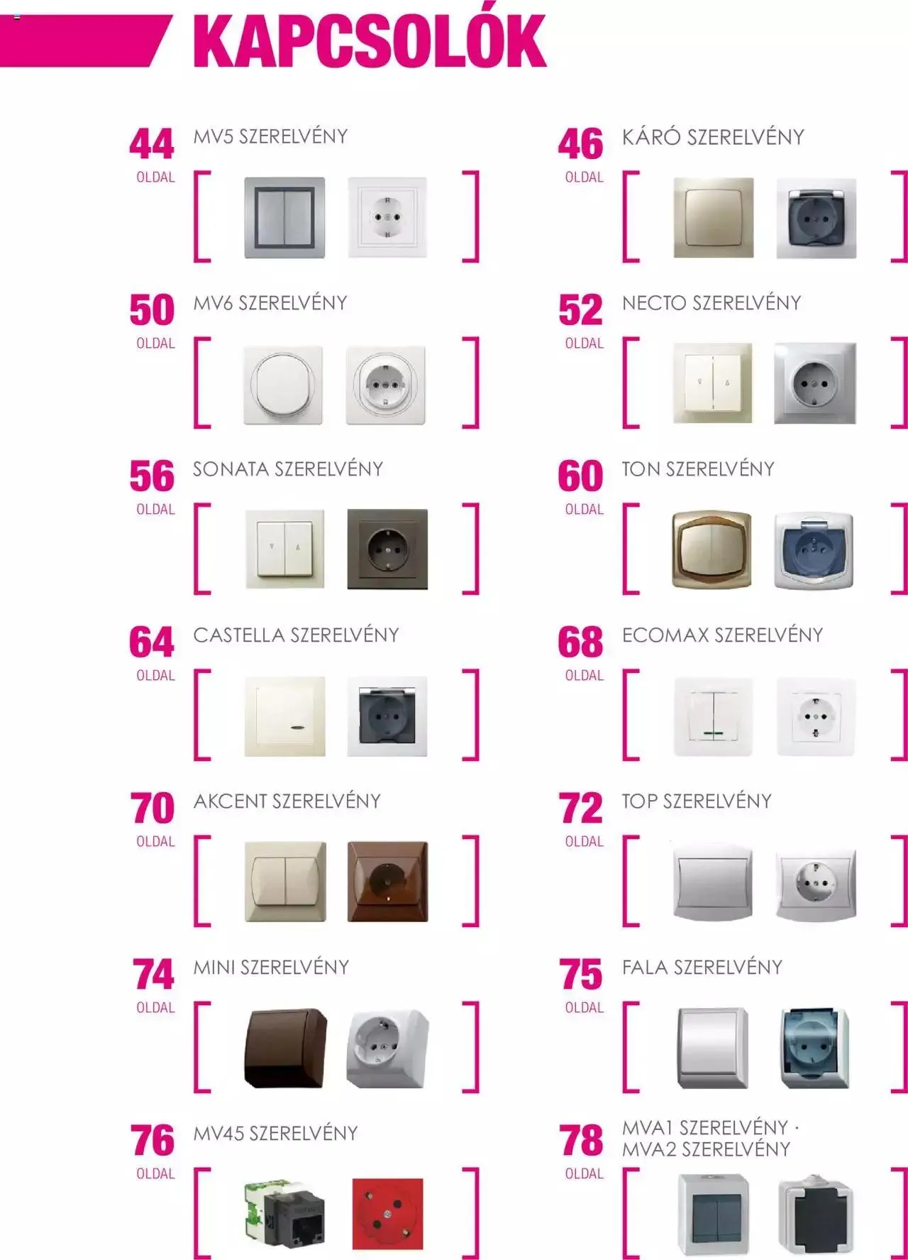 Katalógus Mentavill - Termékkatalógus 2022-2023 december 21.-tól december 31.-ig 2024. - Oldal 44