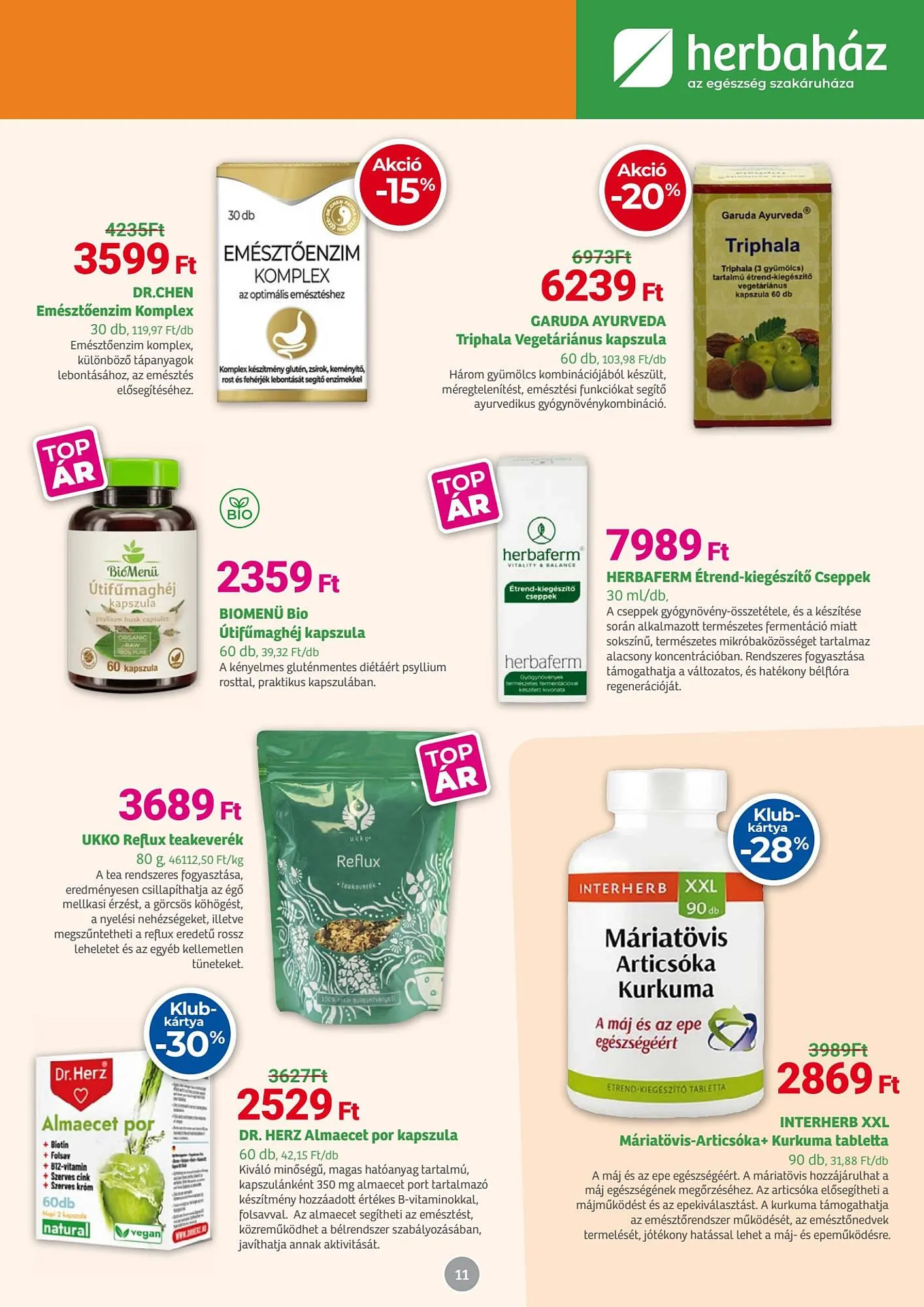 Katalógus Herbaház akciós újság május 5.-tól június 1.-ig 2025. - Oldal 11