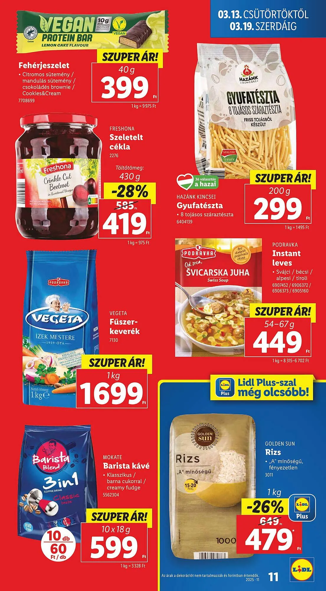 Katalógus Lidl akciós újság március 13.-tól március 19.-ig 2025. - Oldal 11