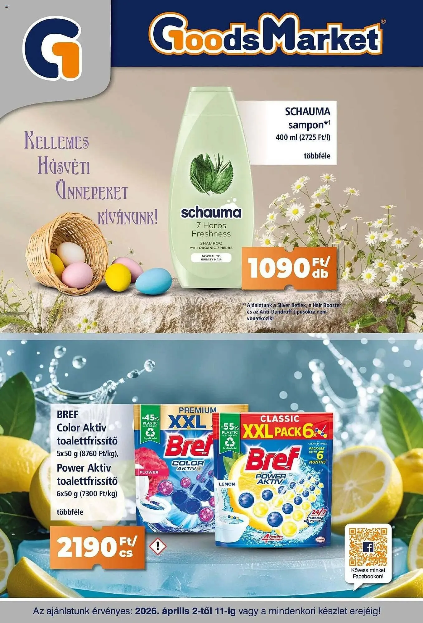 Katalógus Goods Market akciós újság április 2.-tól április 11.-ig 2026. - Oldal 1