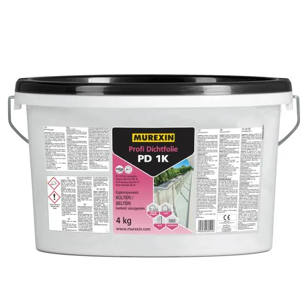 MUREXIN KENHETŐ VÍZSZIGETELÉS EGYKOMPONENSŰ 4KG CMO2P KÜL ÉS BELTÉRI