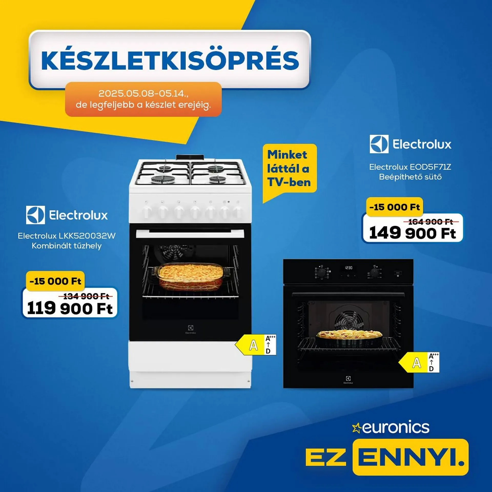 Katalógus Euronics akciós újság május 8.-tól május 14.-ig 2025. - Oldal 1