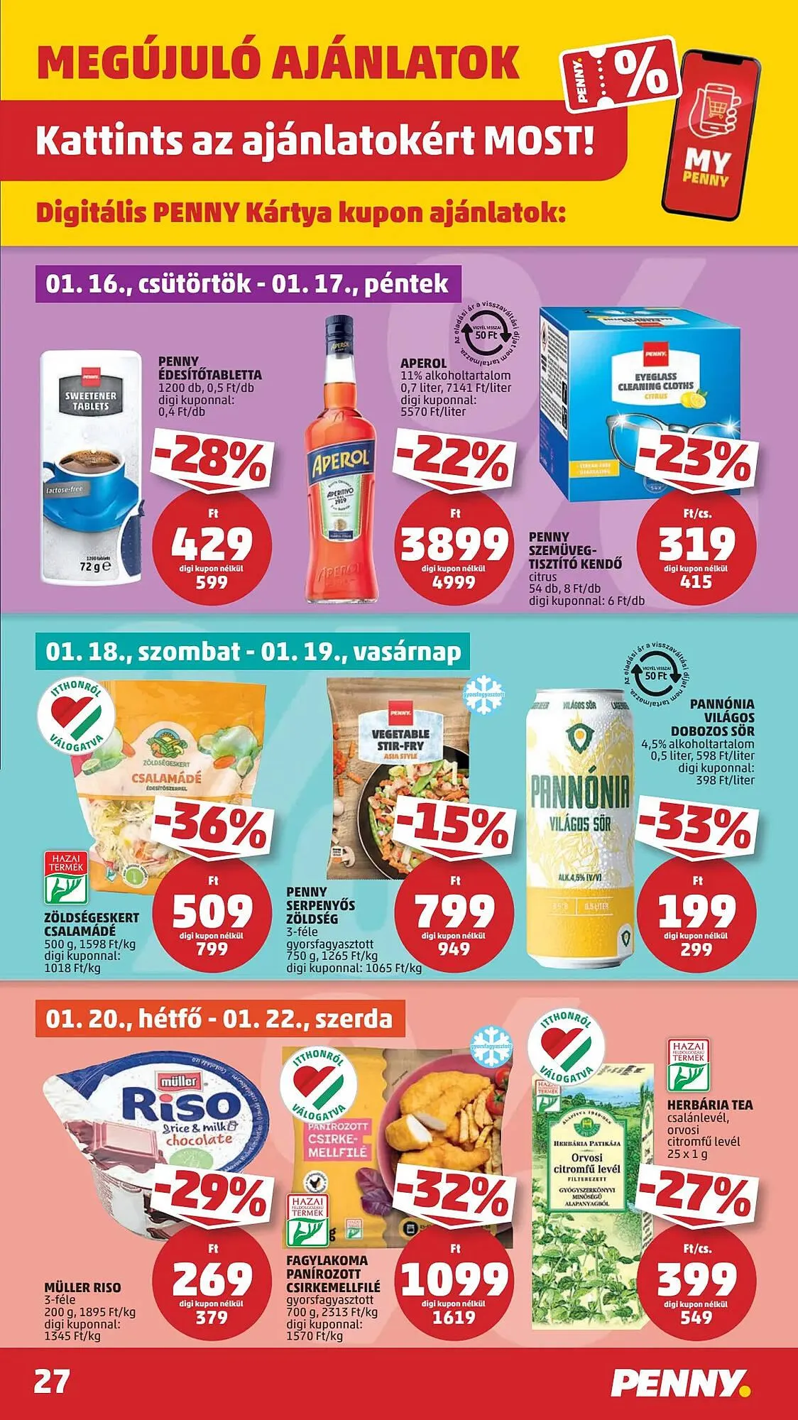 Katalógus PENNY akciós újság január 16.-tól január 22.-ig 2025. - Oldal 27