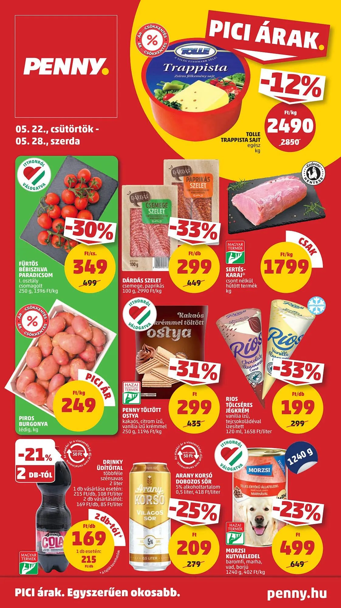 Katalógus PENNY akciós újság május 22.-tól május 28.-ig 2025. - Oldal 1