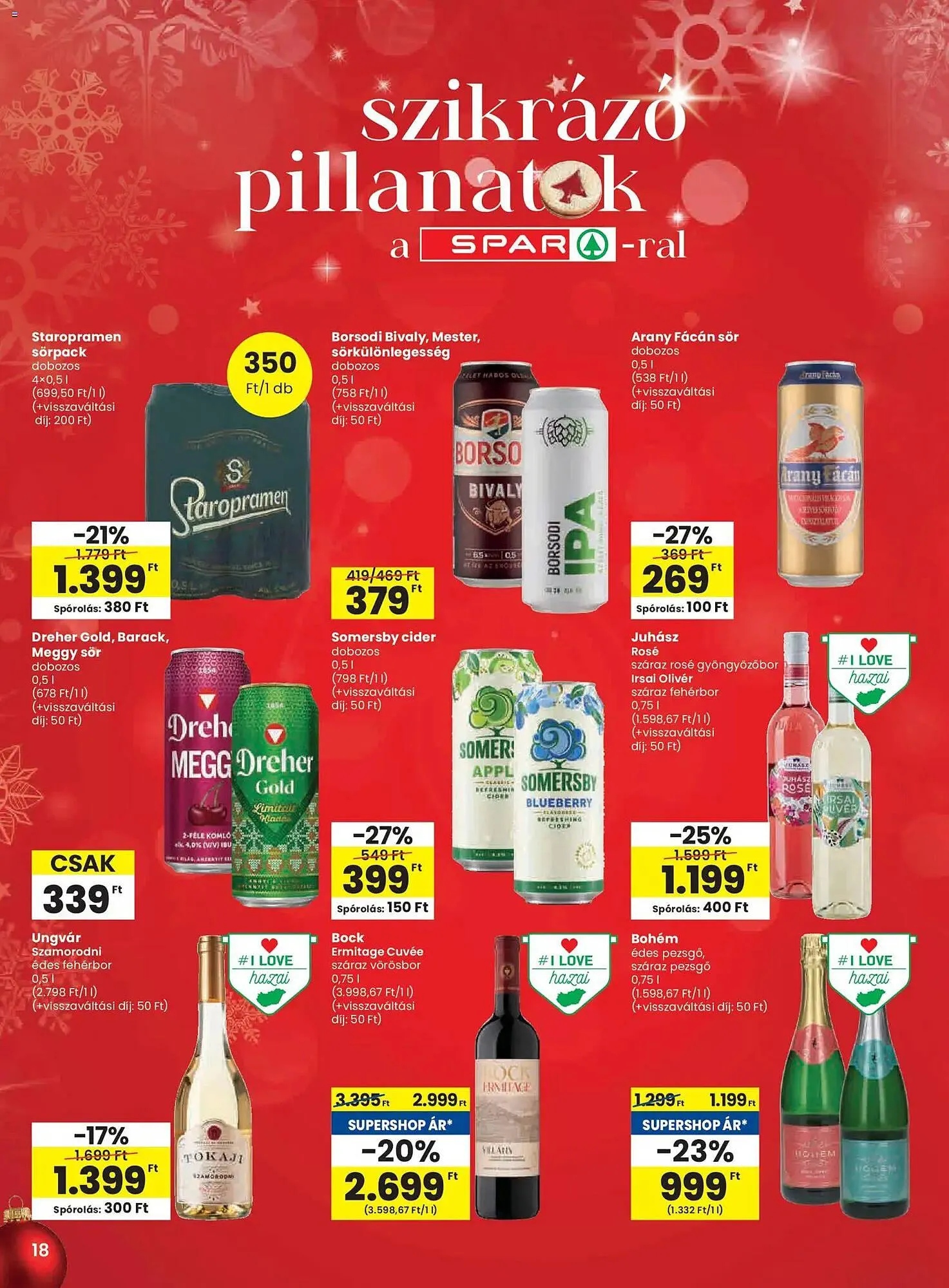 Katalógus Spar akciós újság december 4.-tól december 10.-ig 2025. - Oldal 18