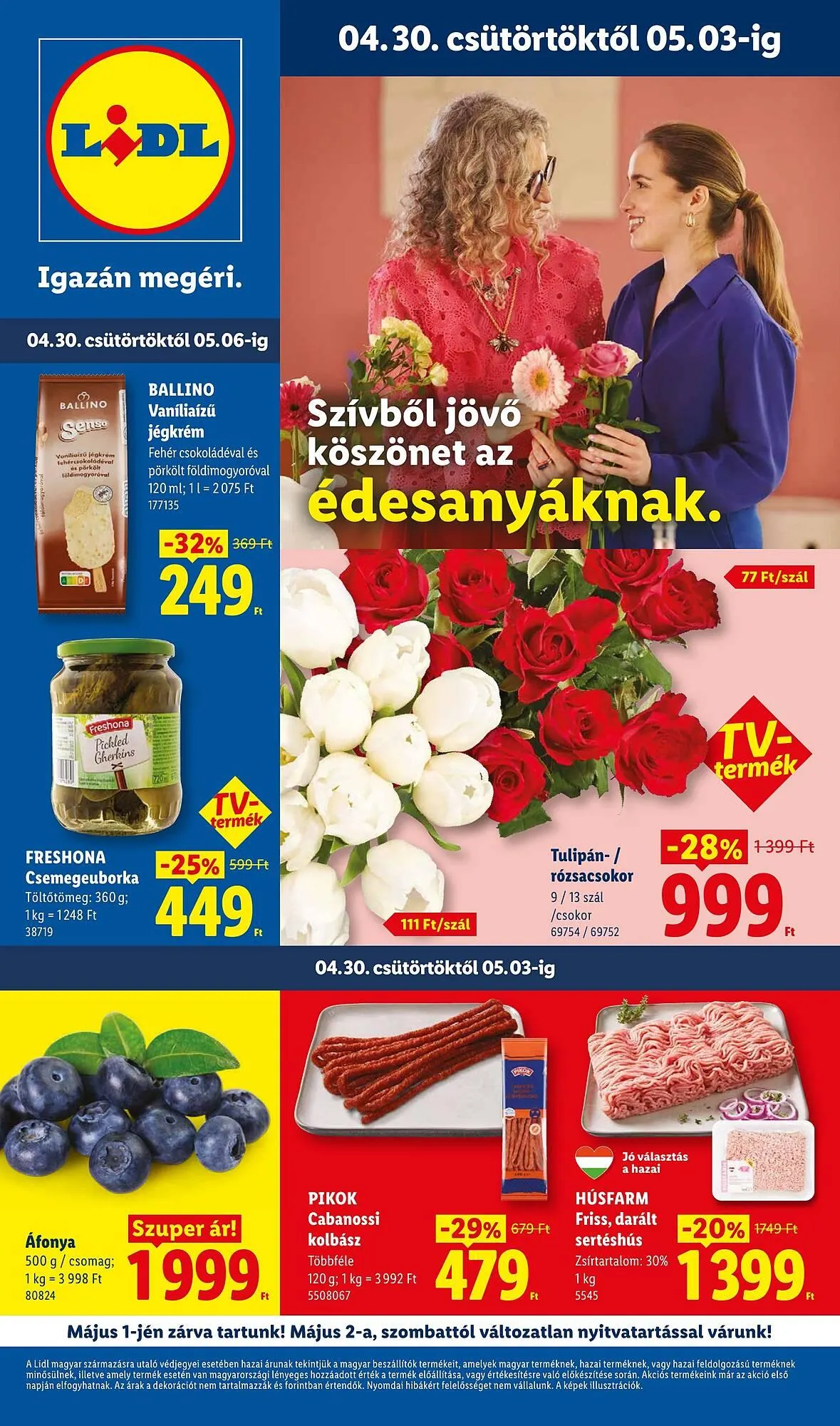 Katalógus Lidl akciós újság április 30.-tól május 6.-ig 2026. - Oldal 1