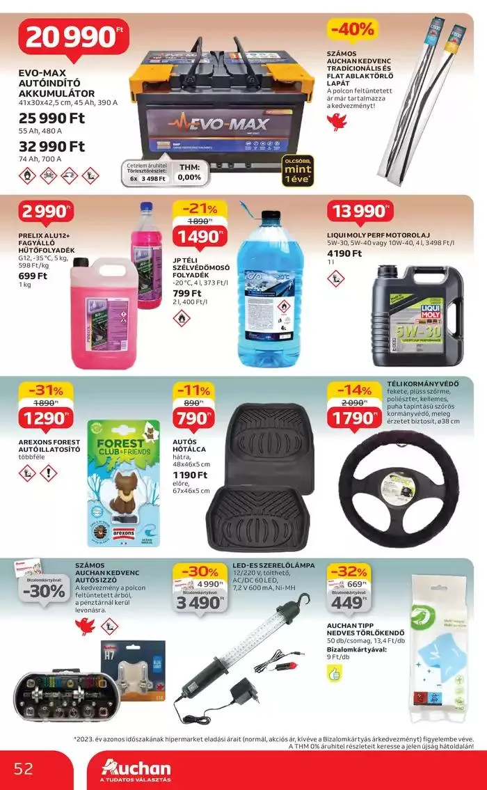Katalógus Catalog Auchan október 28.-tól november 6.-ig 2024. - Oldal 52