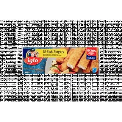 Iglo Quick-Frozen Fish Fingers 15 x 28 g (420 g)