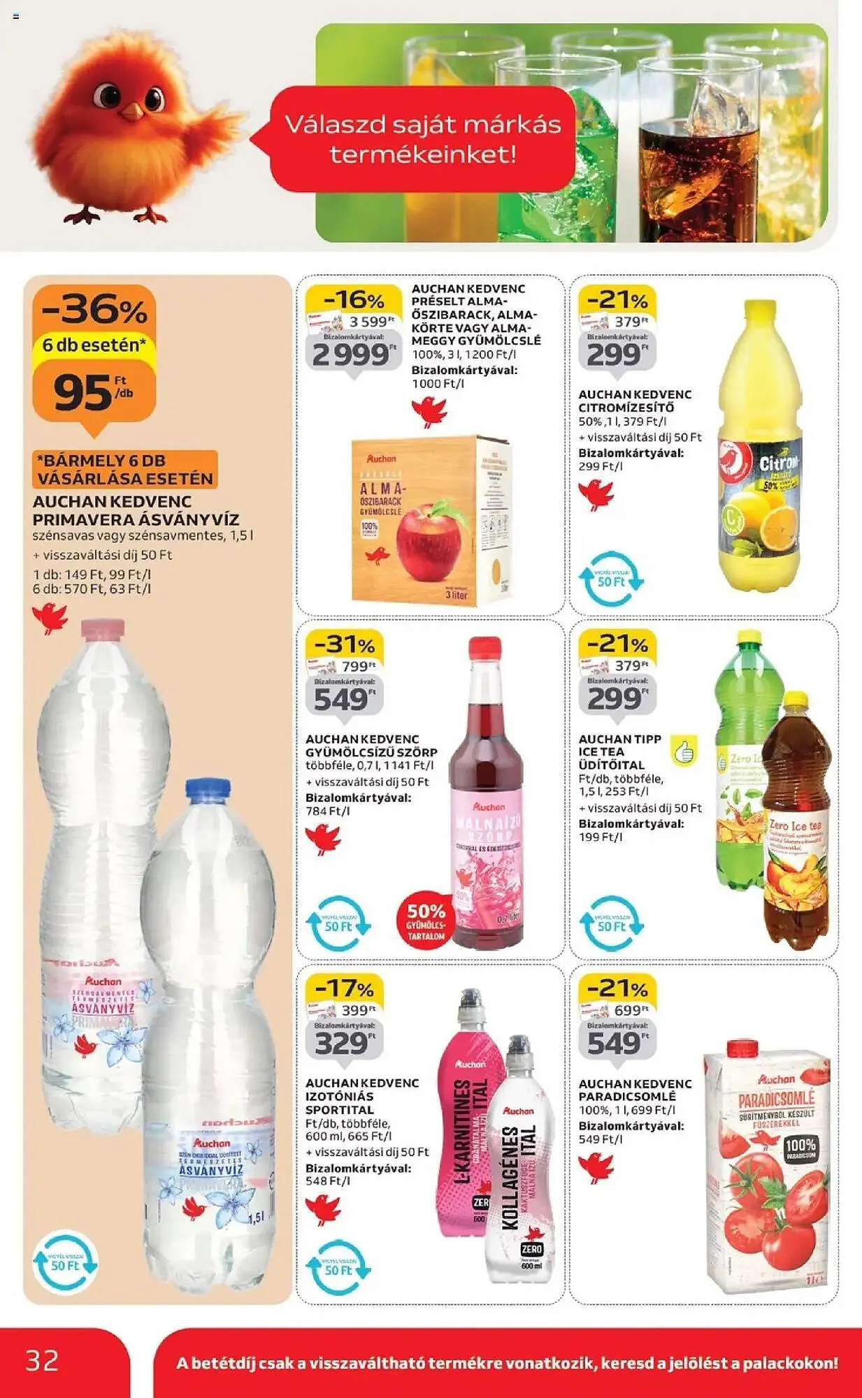 Katalógus Auchan akciós újság szeptember 4.-tól szeptember 10.-ig 2025. - Oldal 32