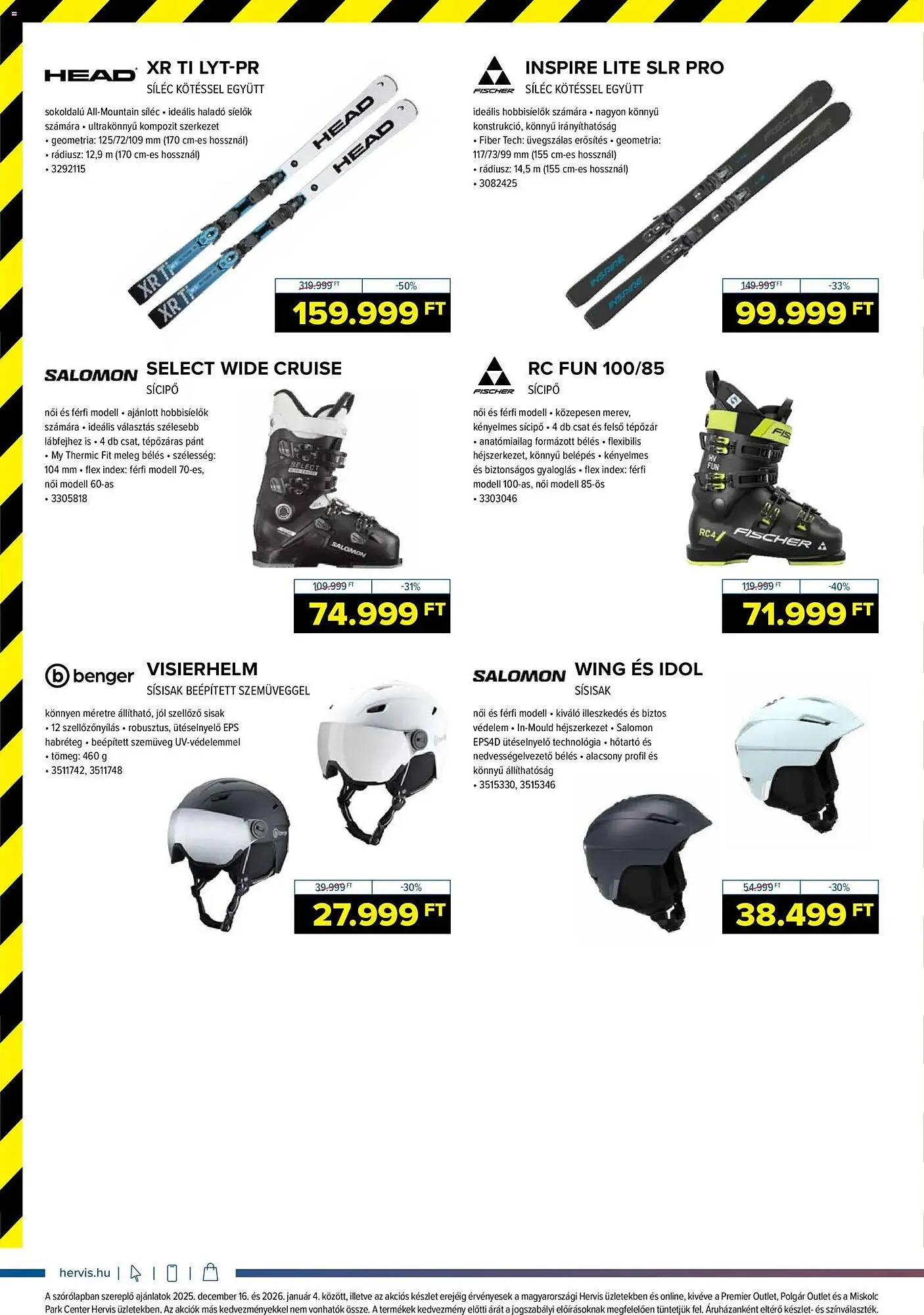 Katalógus Hervis akciós újság december 16.-tól január 4.-ig 2026. - Oldal 4