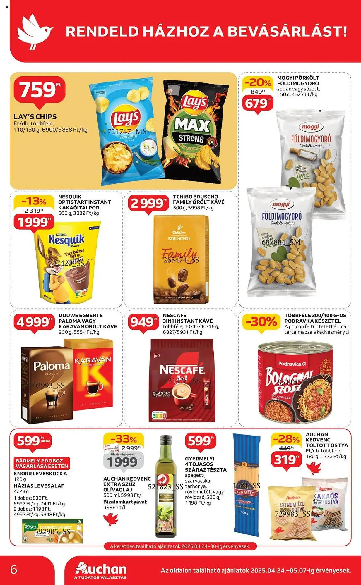 Katalógus Auchan akciós újság április 24.-tól április 30.-ig 2025. - Oldal 6