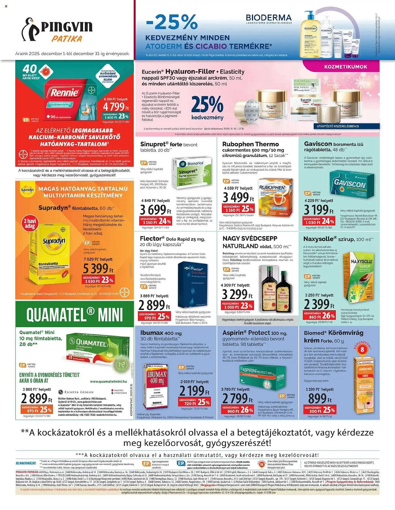 Katalógus Pingvin Patika akciós újság december 1.-tól december 31.-ig 2025. - Oldal 8