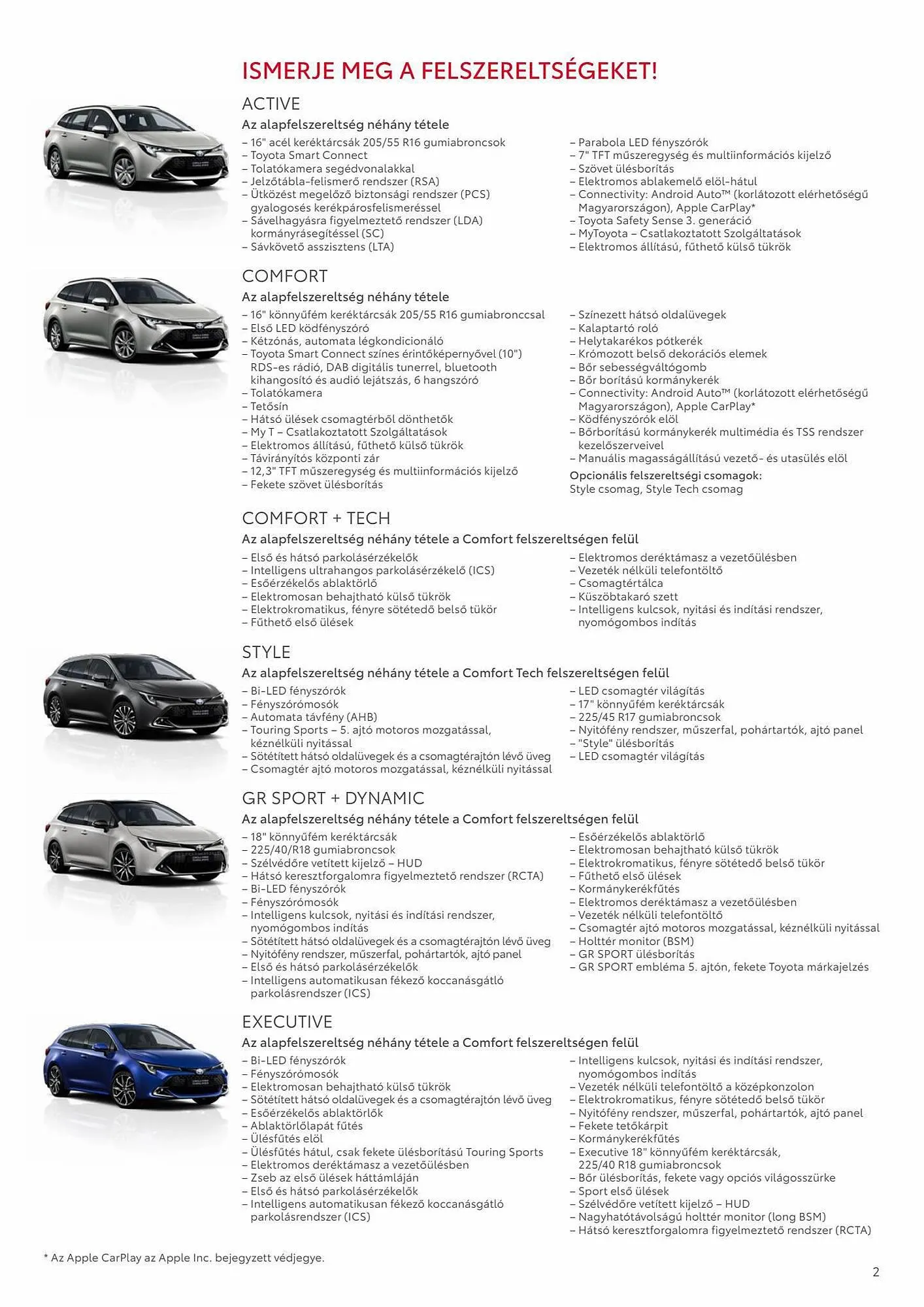 Katalógus Toyota COROLLA Touring Sports akciós újság november 16.-tól november 16.-ig 2024. - Oldal 2