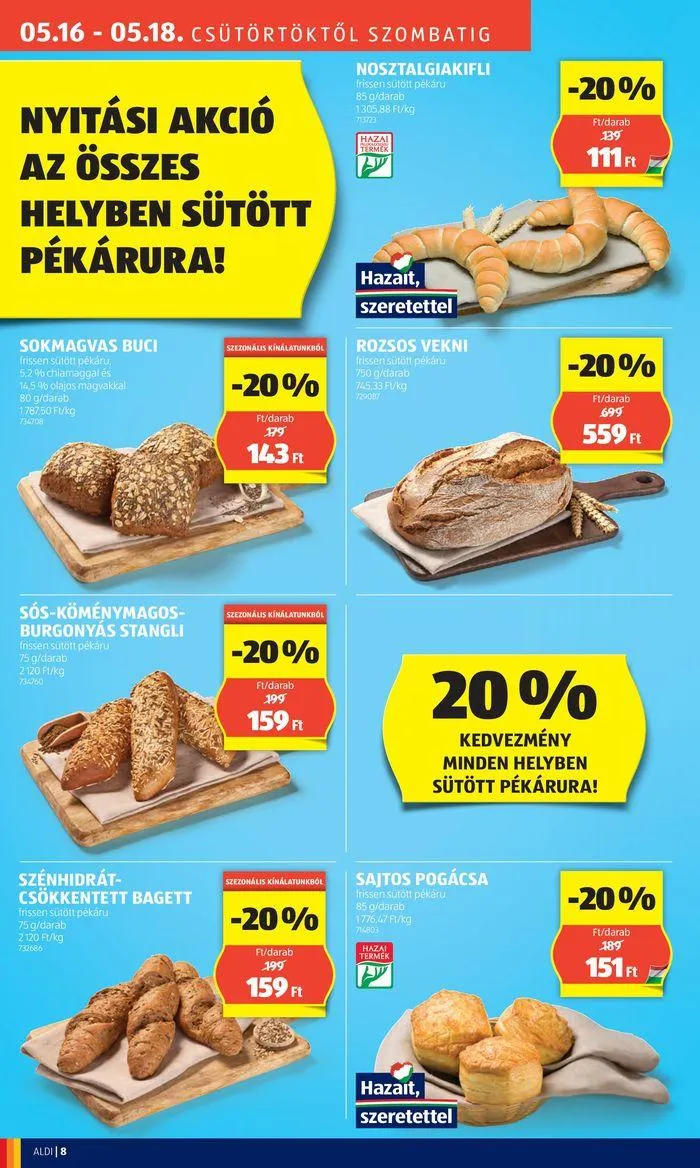 Katalógus Nyitás: Hajdúnánás, Kossuth utca 21. május 16.-tól május 20.-ig 2024. - Oldal 8