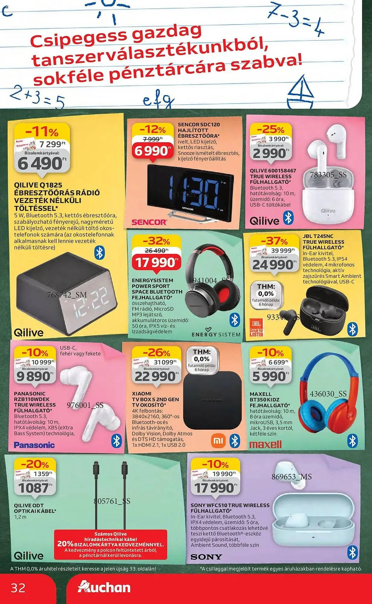 Katalógus Auchan akciós újság július 24.-tól augusztus 6.-ig 2025. - Oldal 32