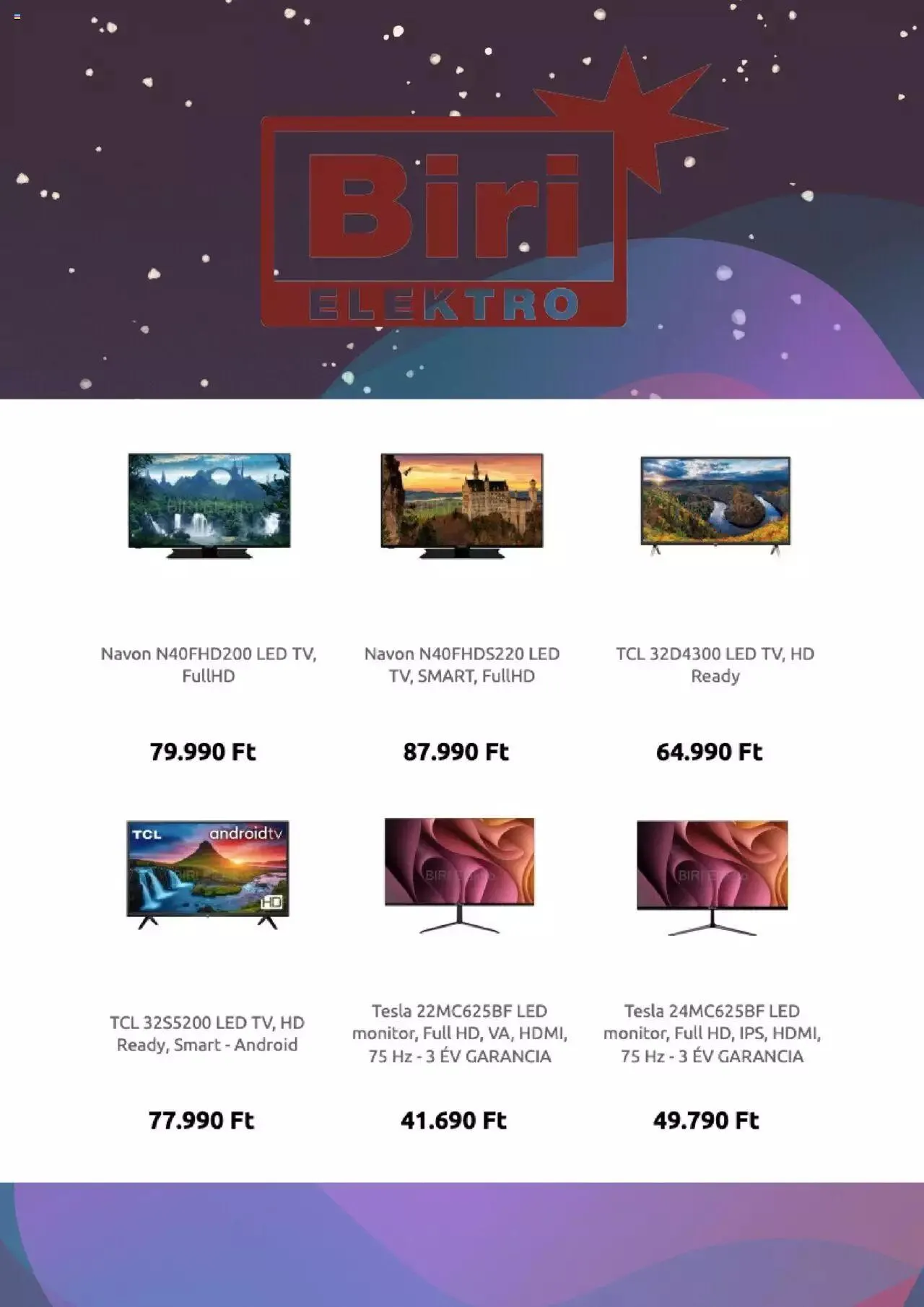 Katalógus Biri Elektro - Akciós újság december 6.-tól december 31.-ig 2023. - Oldal 3