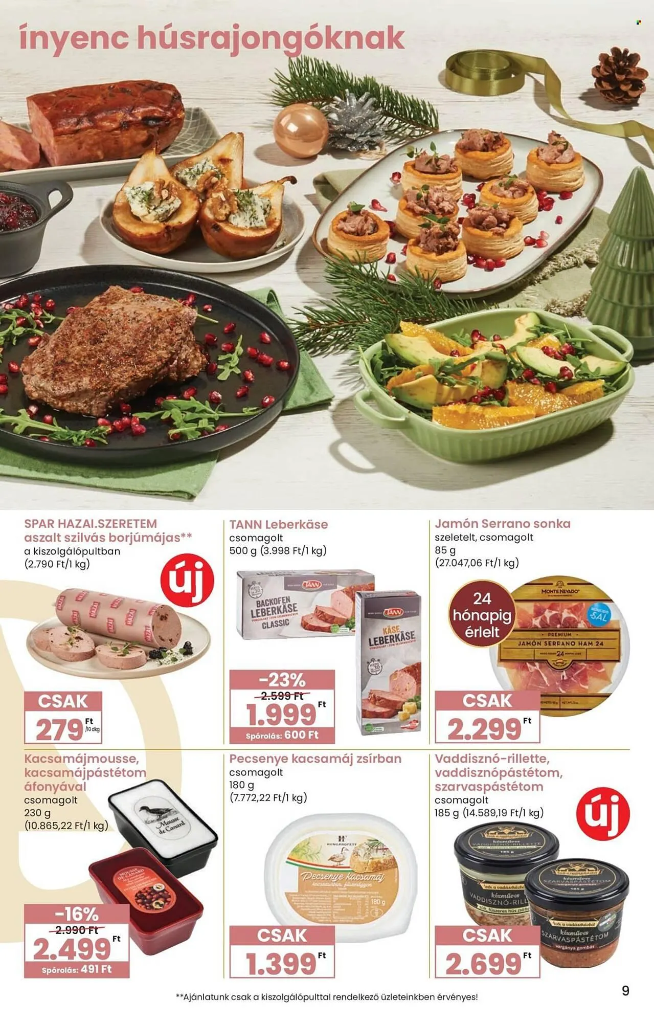 Katalógus Spar akciós újság november 27.-tól december 27.-ig 2025. - Oldal 9