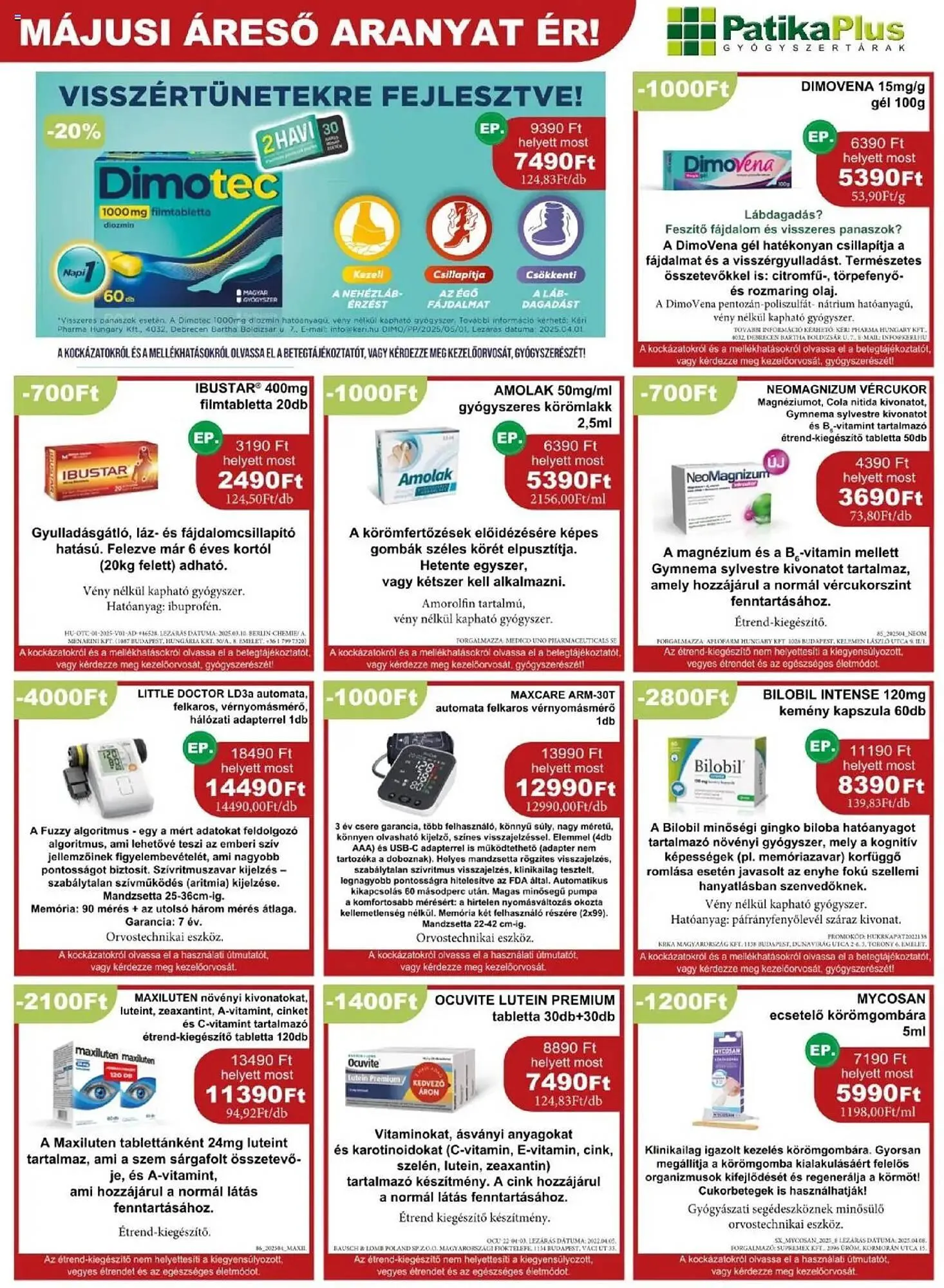 Katalógus PatikaPlus akciós újság május 1.-tól május 31.-ig 2025. - Oldal 7