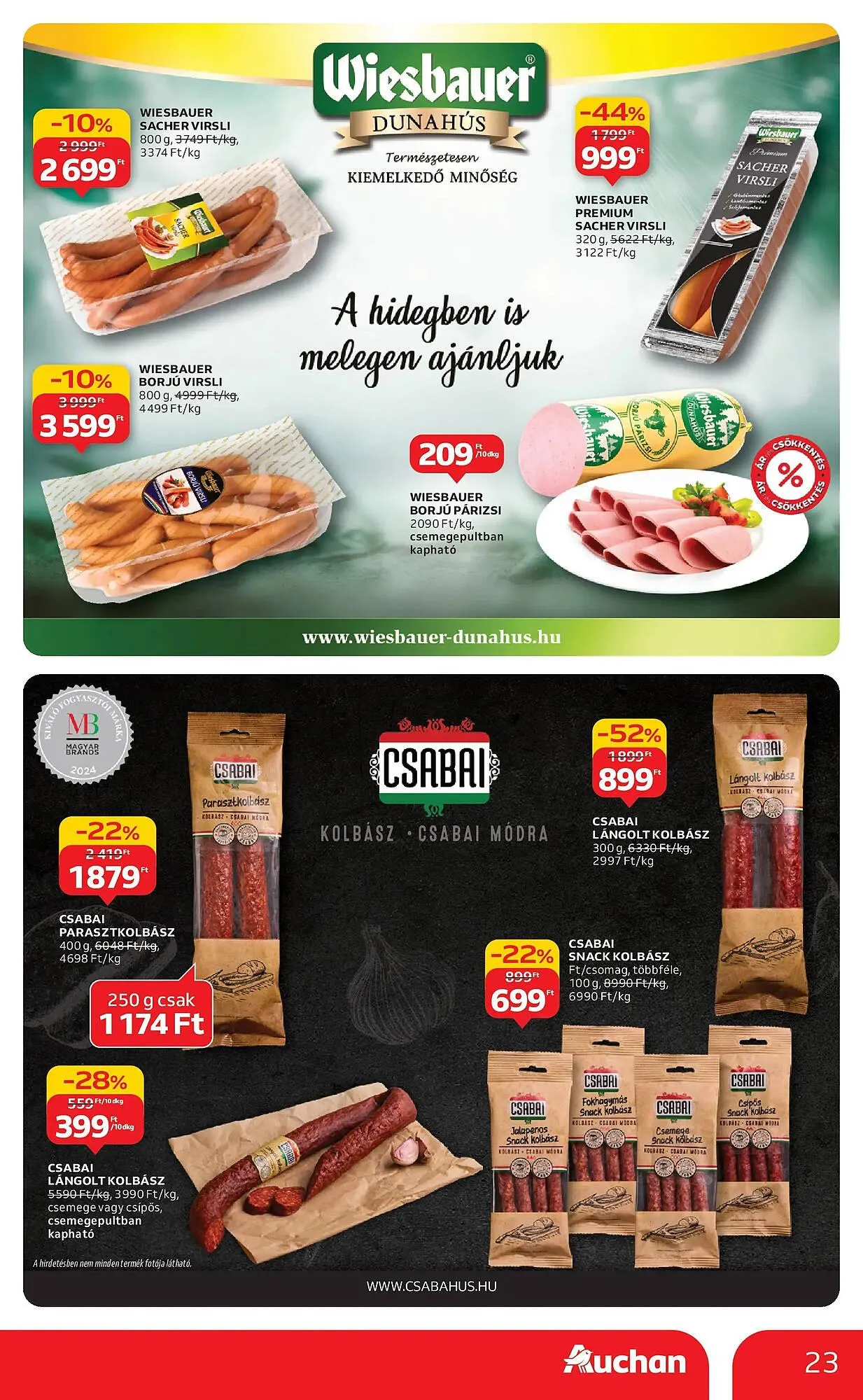 Katalógus Auchan akciós újság december 4.-tól december 10.-ig 2025. - Oldal 23